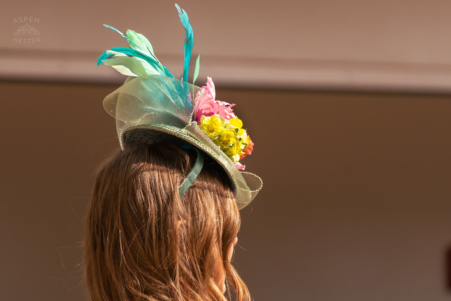 Fashion and Fascinators Near The Churchill Downs Grand Stands During Thurby. April 30th, 2026/Aspen Hester