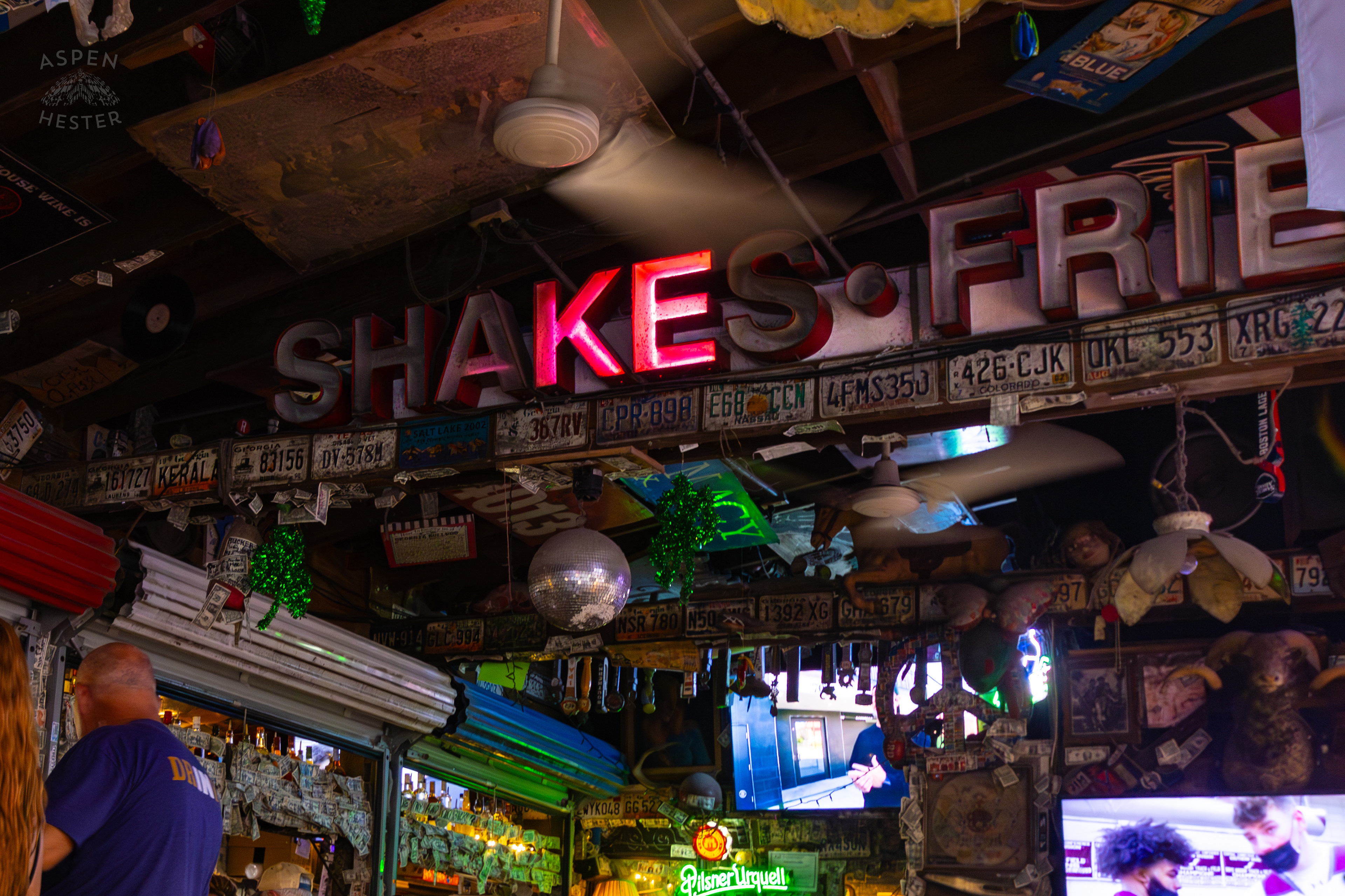 Inside Huc-A-Poos Bites and Booze on Tybee Island Georgia. June 25th, 2024/Aspen Hester