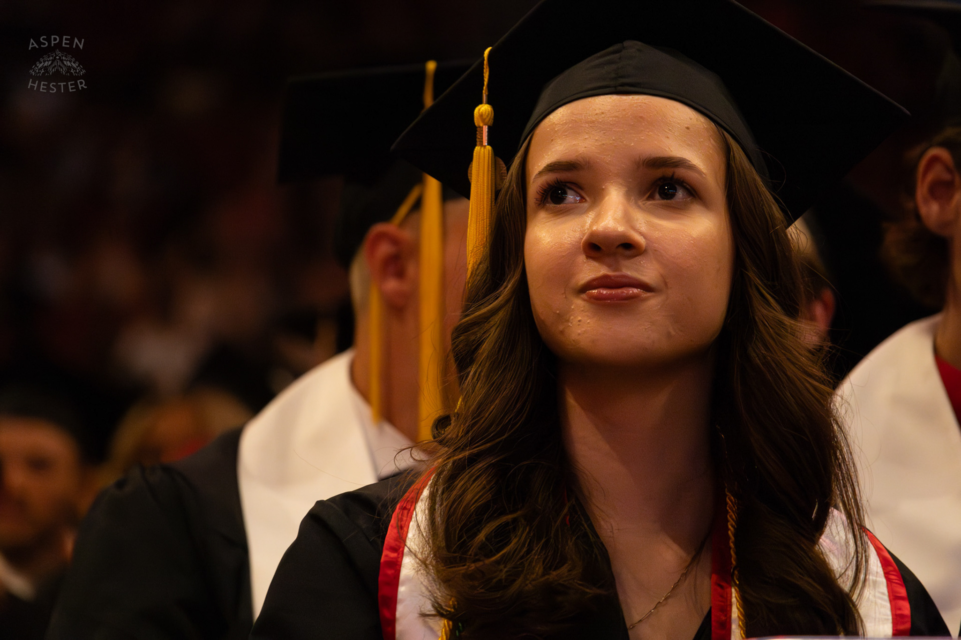 Student at UofL's 2024 Spring Graduation. May 11th, 2024/Aspen Hester