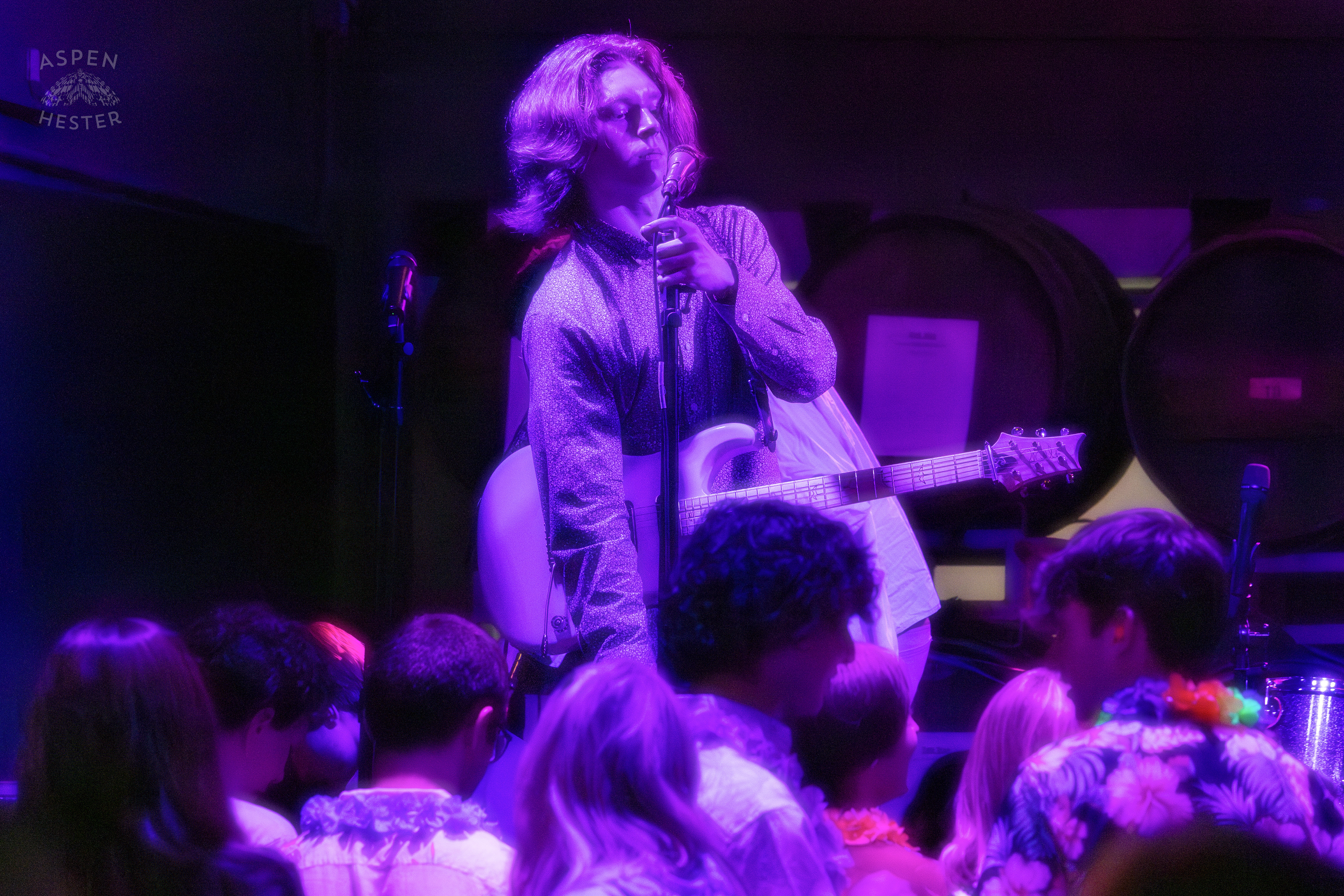 School of Rock Philadelphia Student Playing Guitar at Gravely Brewing in Louisville KY. June 29th, 2024/Aspen Hester