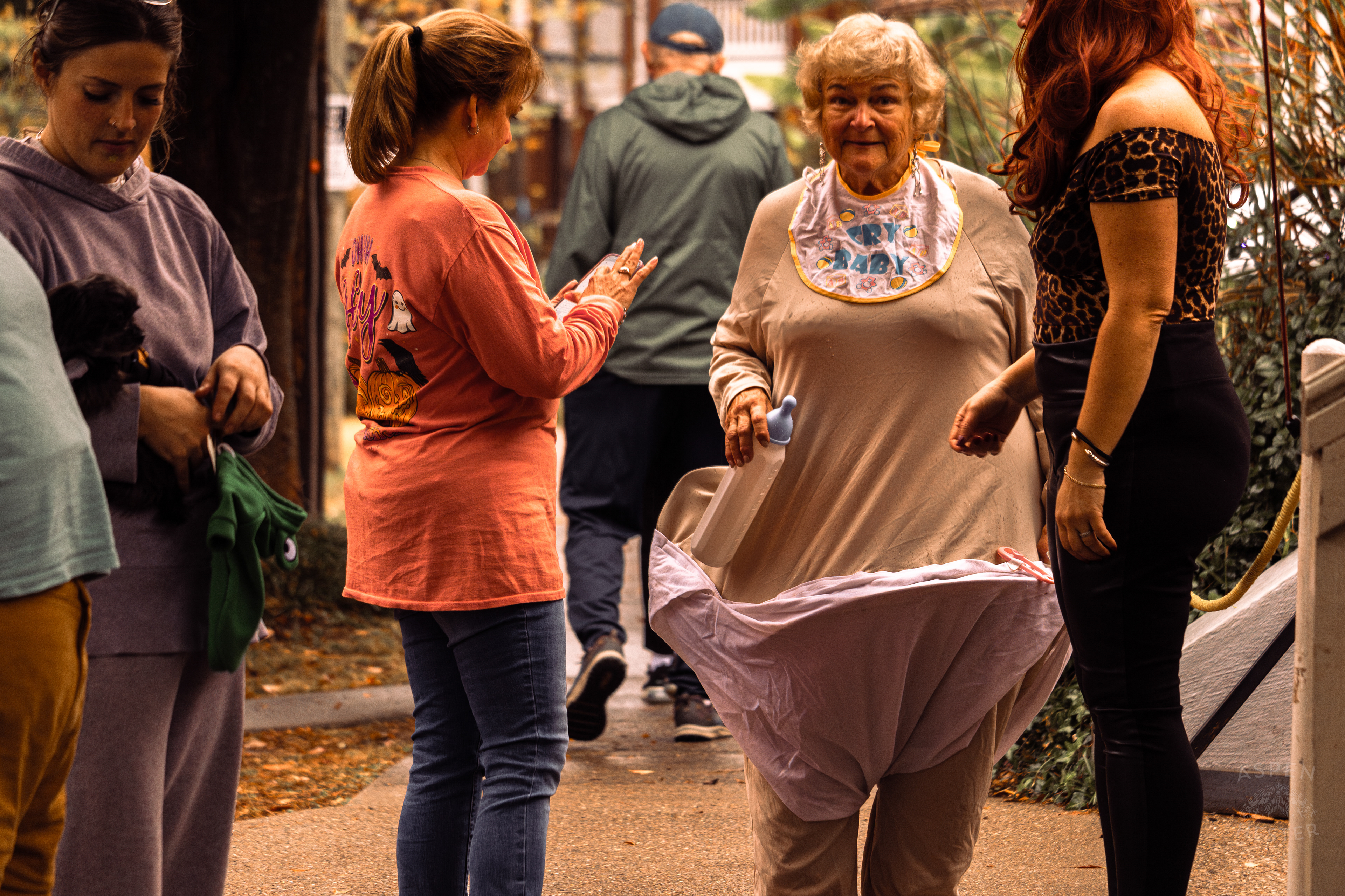 Big “Cry Baby” Along Hillcrest Avenue on Halloween Night. October 31st, 2024/Aspen Hester