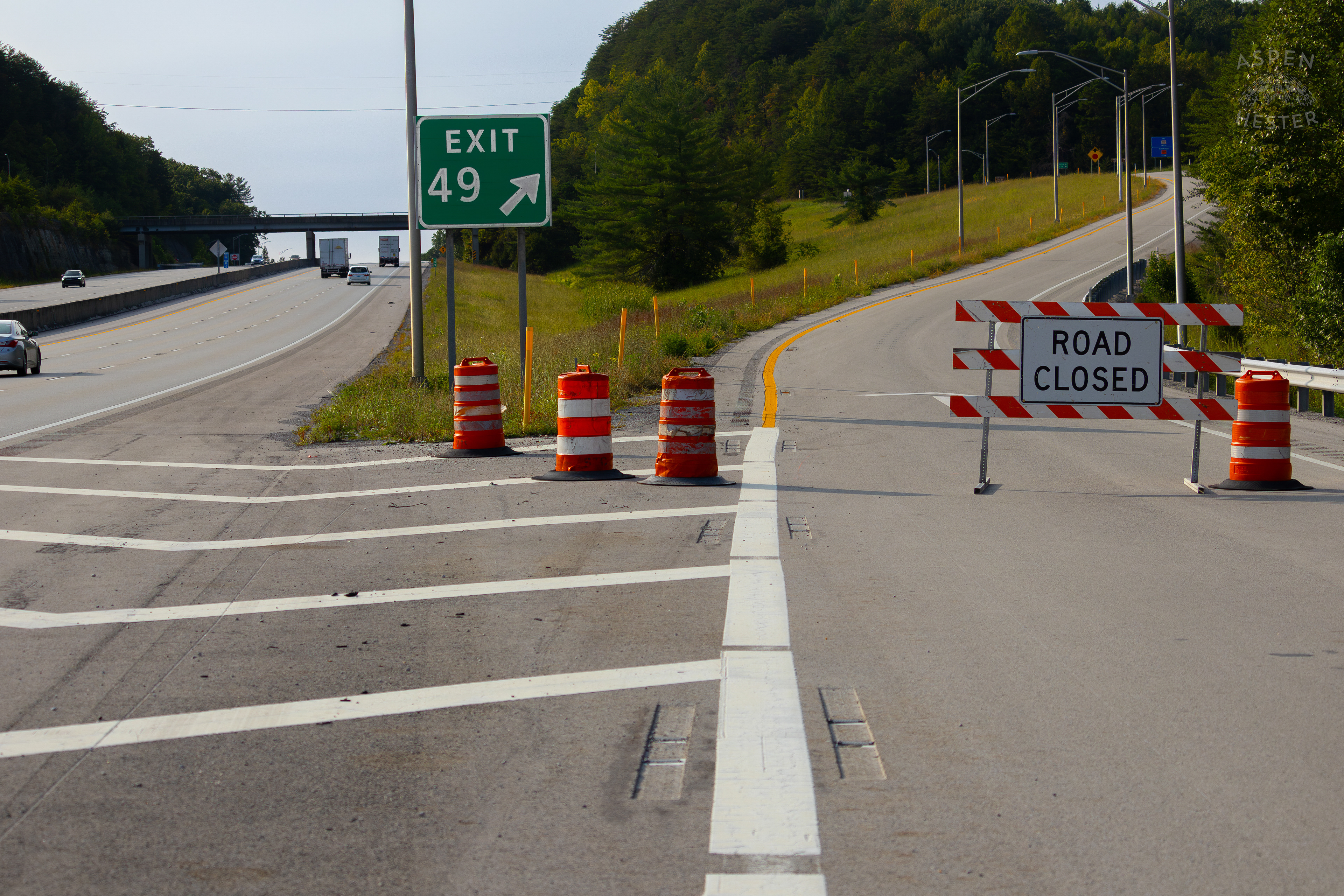 Exit 49 in London KY where Joseph Couch is Suspected of Shooting at Least 12 Cars and Wounding 5 People Driving Past on I-75. September 8th, 2024/Aspen Hester