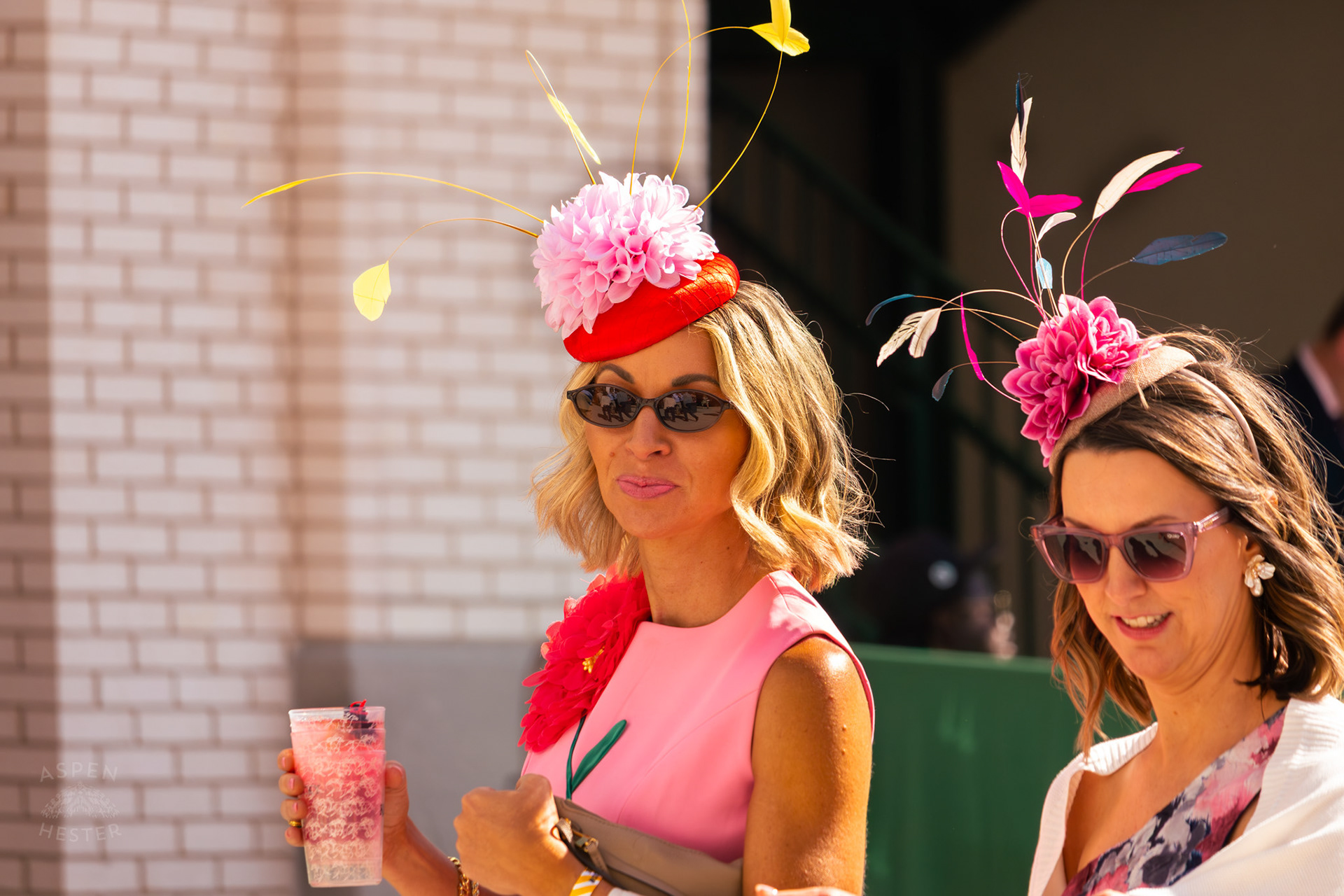 Fashion and Fascinators Heading Towards The Churchill Downs Grand Stands During Thurby. April 30th, 2026/Aspen Hester