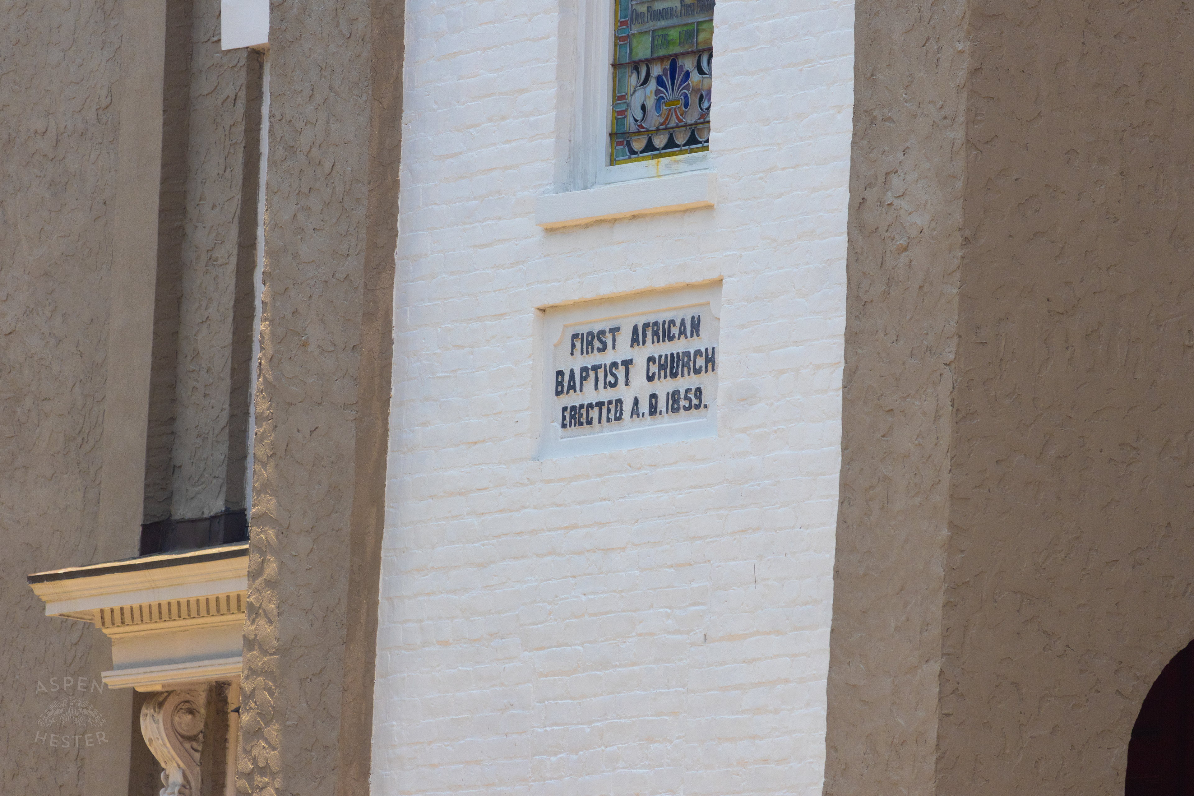 First African Baptist Church Oak Trees Savannah Georgia. June 26th, 2024/Aspen Hester