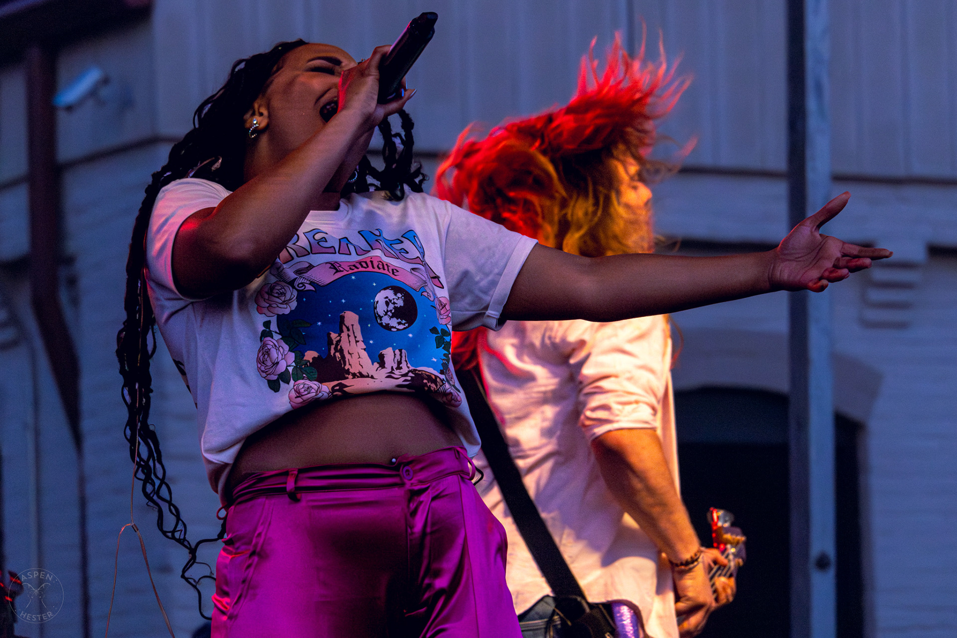 The Juicebox Heroes' Peyton Conners and Josh Inzer Performing At Clarksville 'Good Times' Summer Concert Series. May 11th, 2024/Aspen Hester