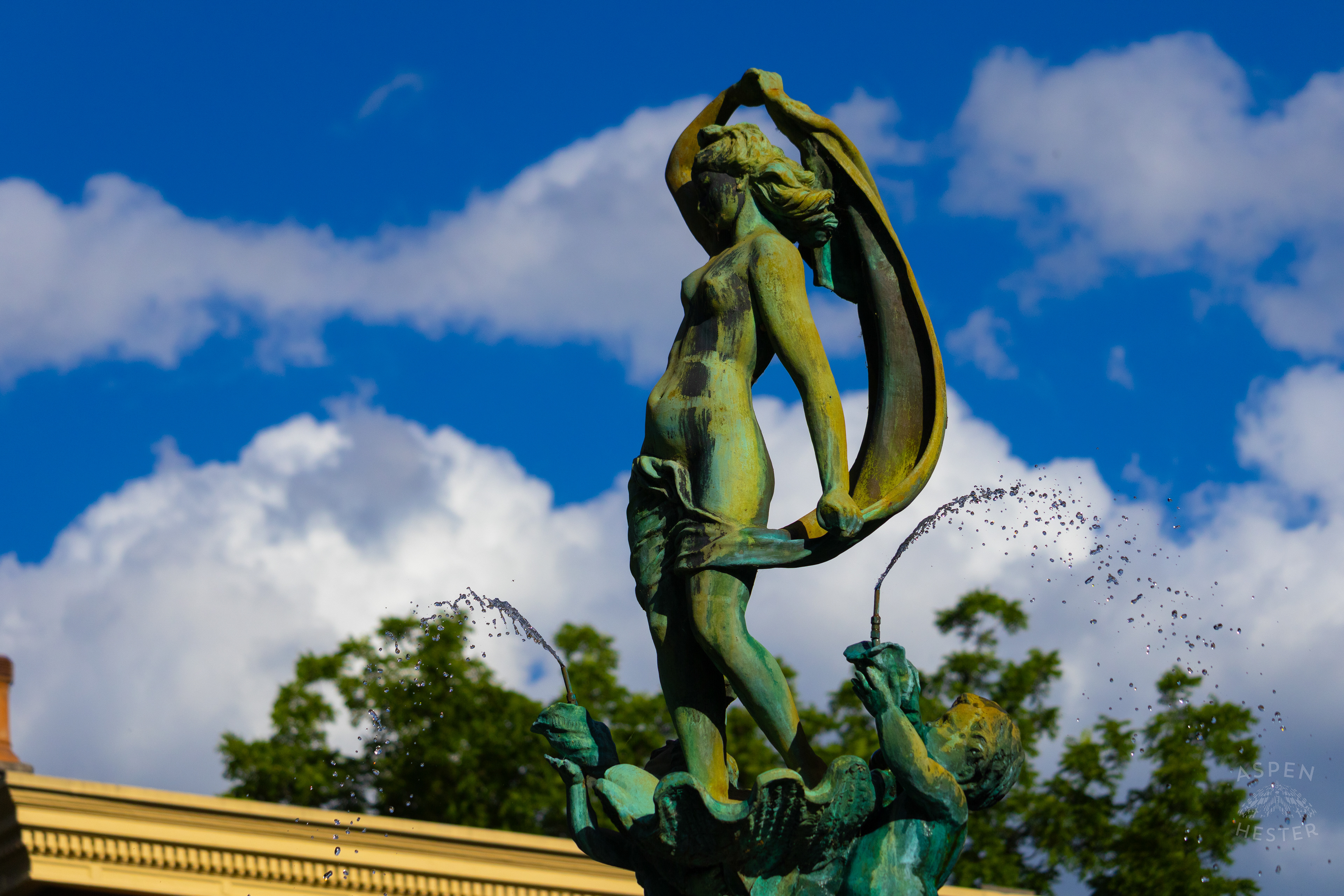 St James Court Fountain. June 6th, 2024/Aspen Hester