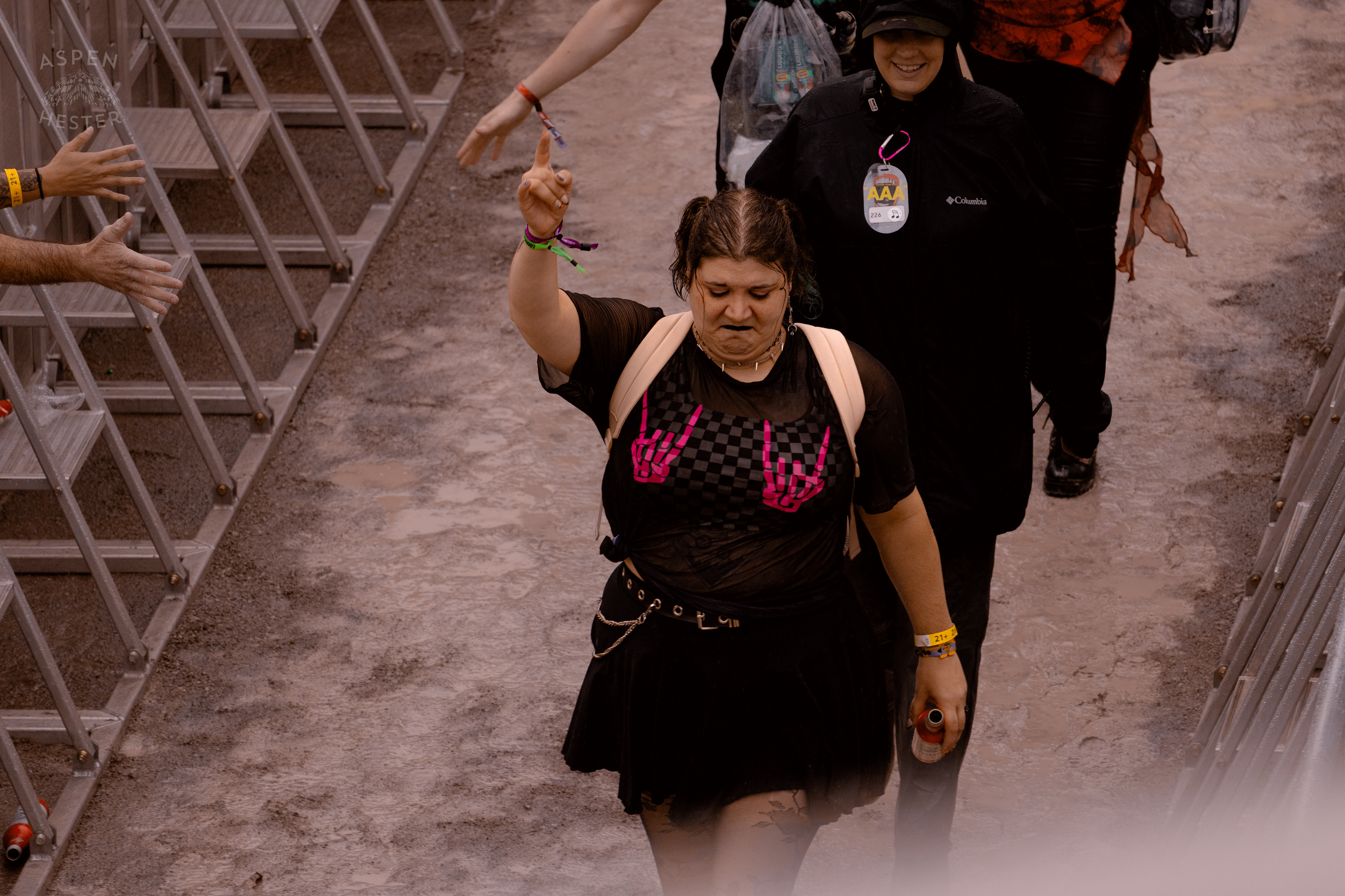 Rocker During Saturday at Louder than Life. September 28th, 2024/Aspen Hester 