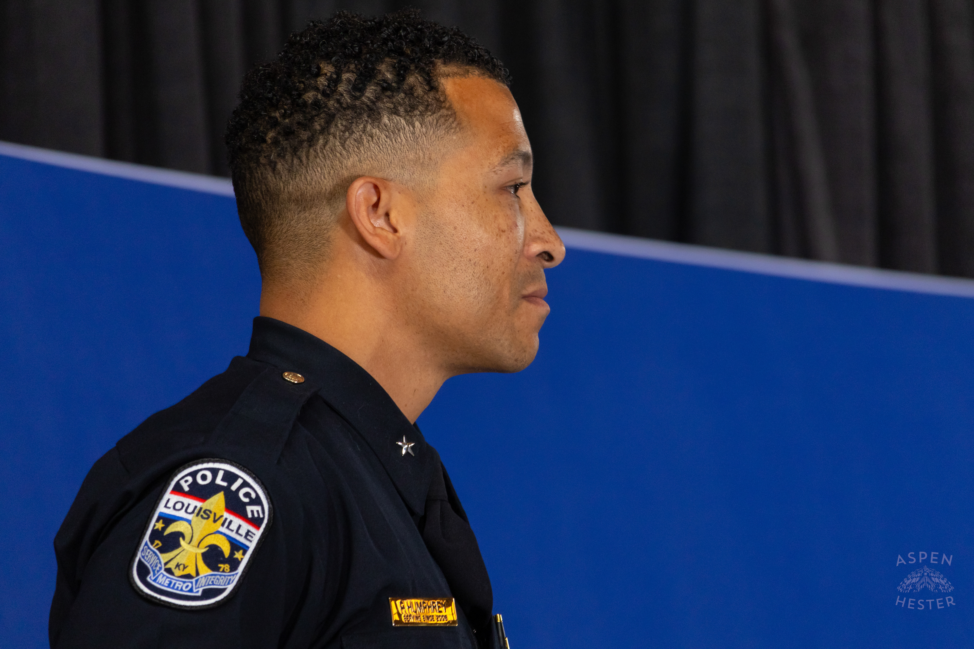 Interim Police Chief Paul Humphrey Speaks at The Graduation of MAC 59 into LMPD. August 30th, 2024Aspen Hester