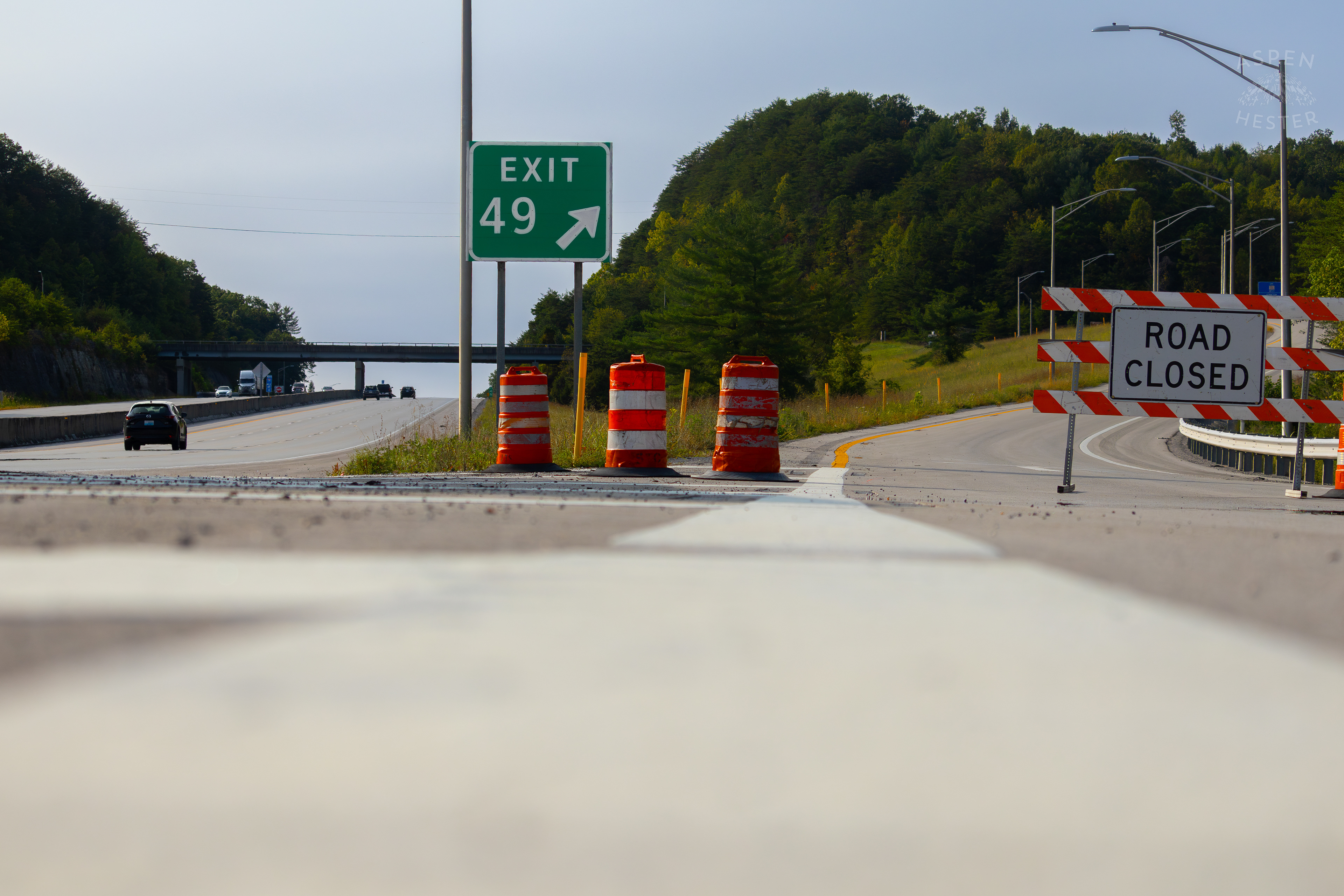 Exit 49 in London KY where Joseph Couch is Suspected of Shooting at Least 12 Cars and Wounding 5 People Driving Past on I-75. September 8th, 2024/Aspen Hester