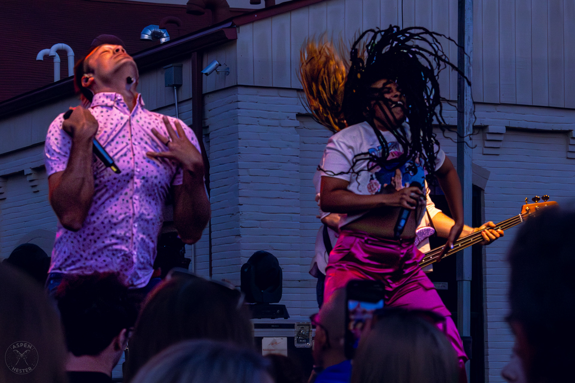 The Juicebox Heroes' Dan Farmer, Peyton Conners, and Josh Inzer Performing At Clarksville 'Good Times' Summer Concert Series. May 11th, 2024/Aspen Hester
