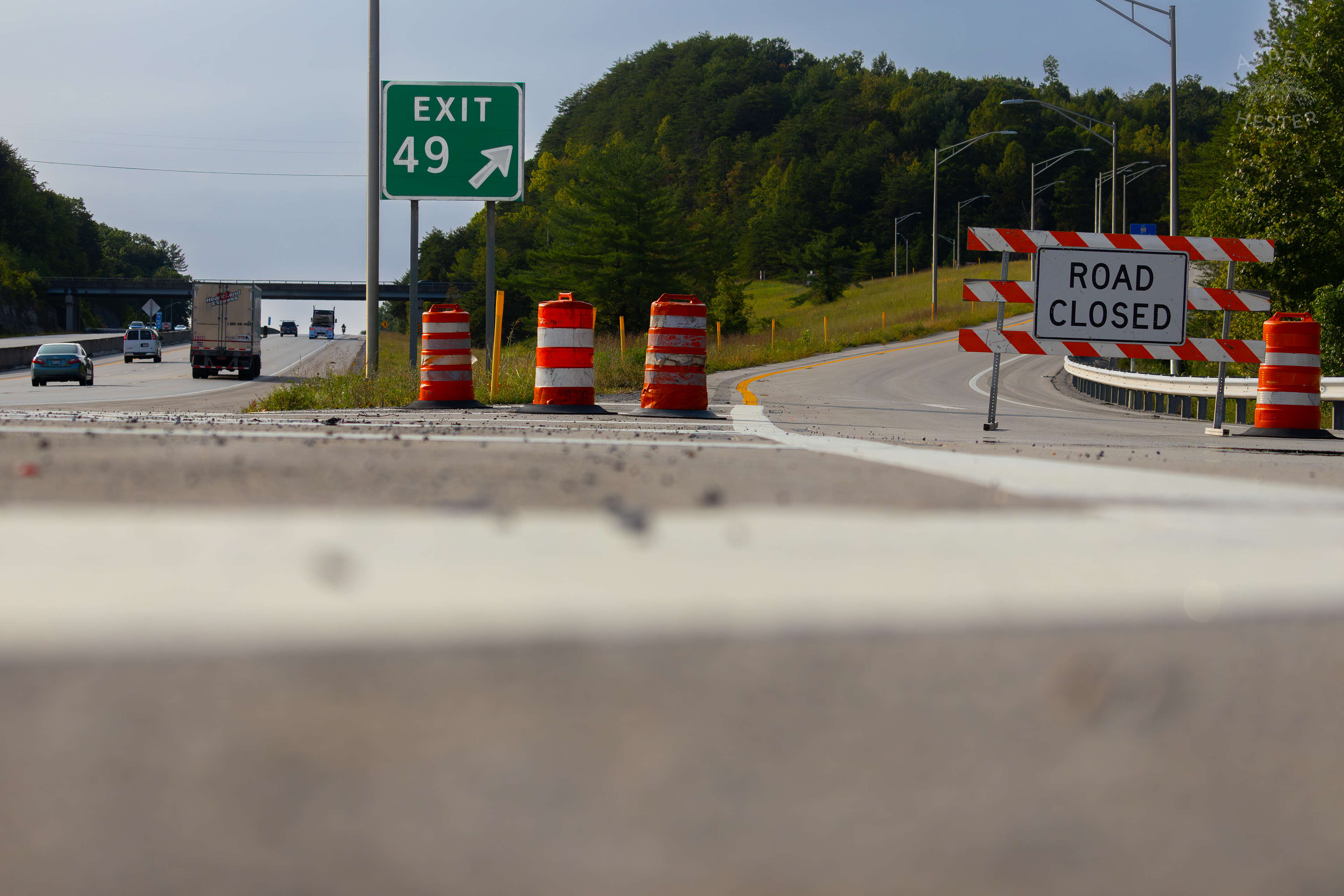 Exit 49 in London KY where Joseph Couch is Suspected of Shooting at Least 12 Cars and Wounding 5 People Driving Past on I-75. September 8th, 2024/Aspen Hester