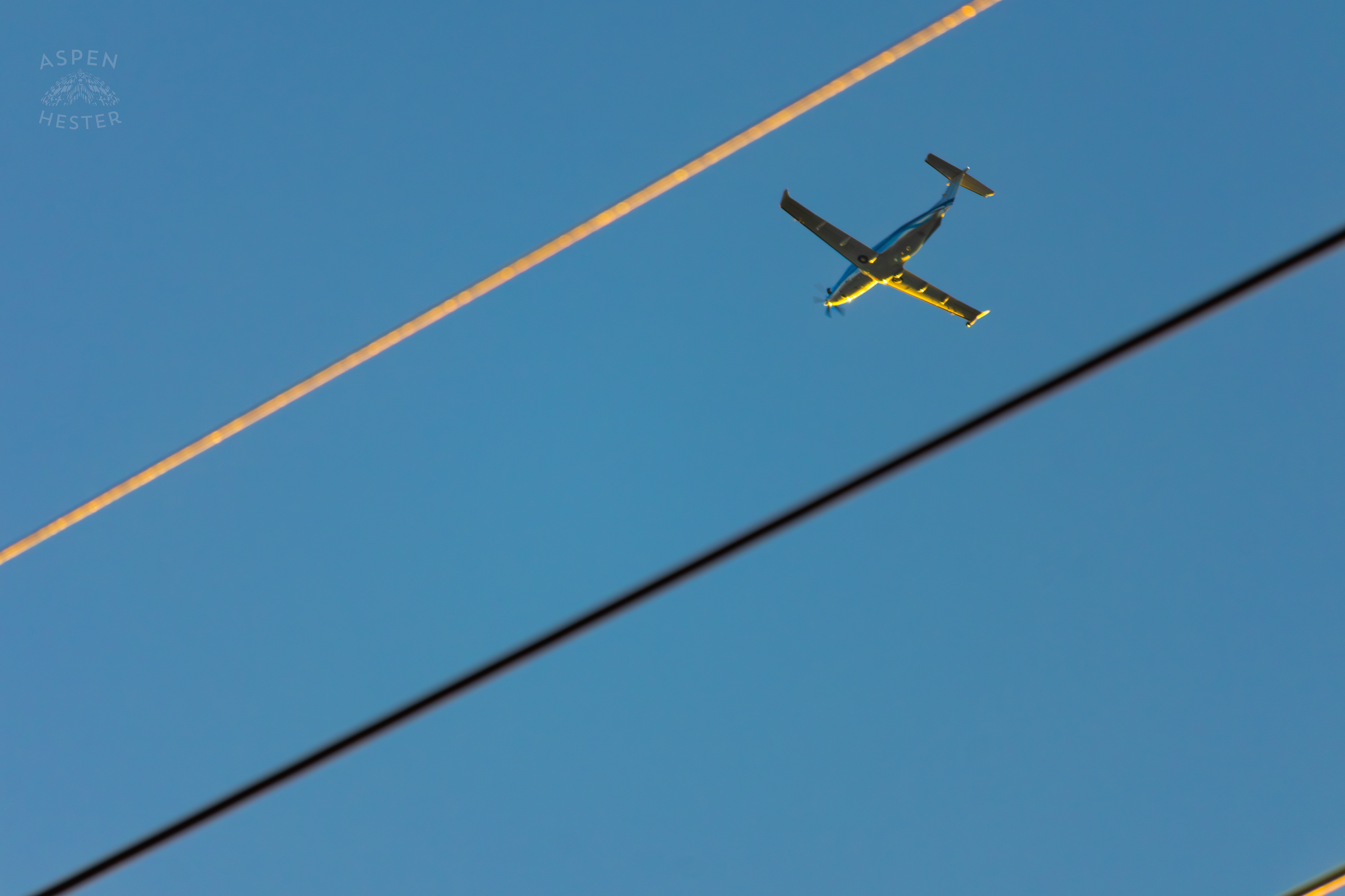 A Small Cessna Plane Fly Over Nulu on A Saturday Evening. November 14th, 2024/Aspen Hester