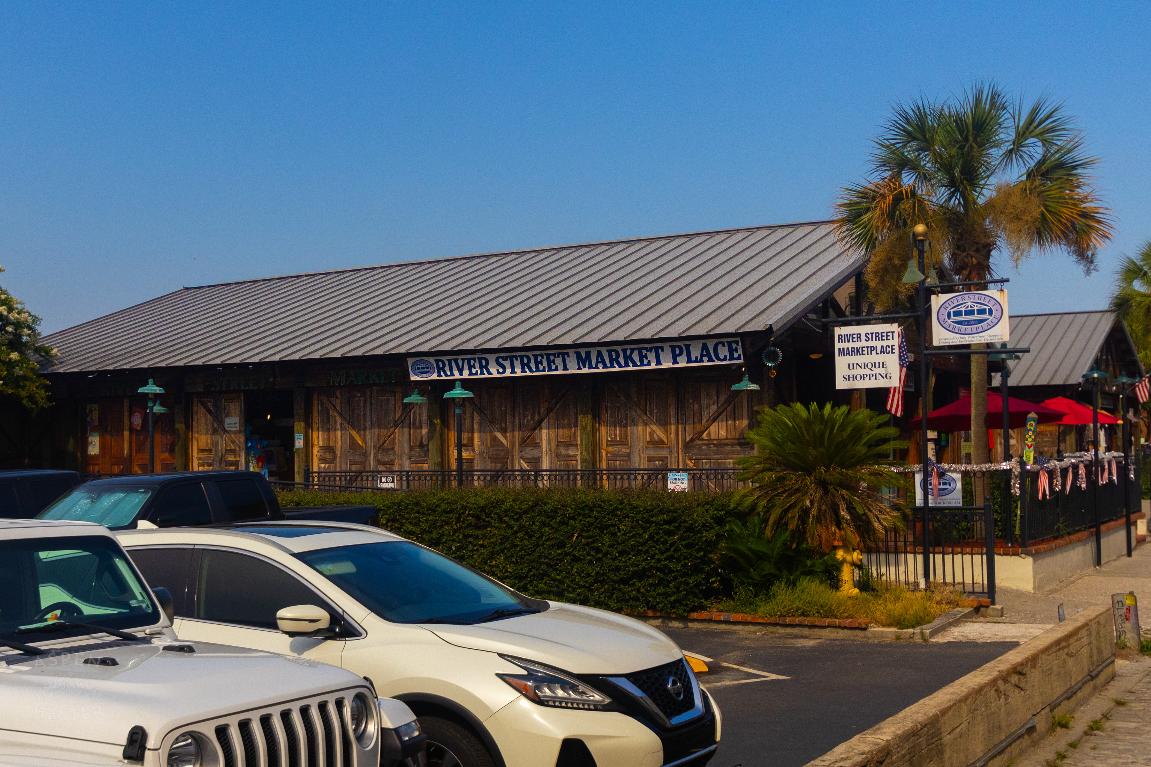 River Street Market Place in Savannah Georgia. June 26th, 2024/Aspen Hester