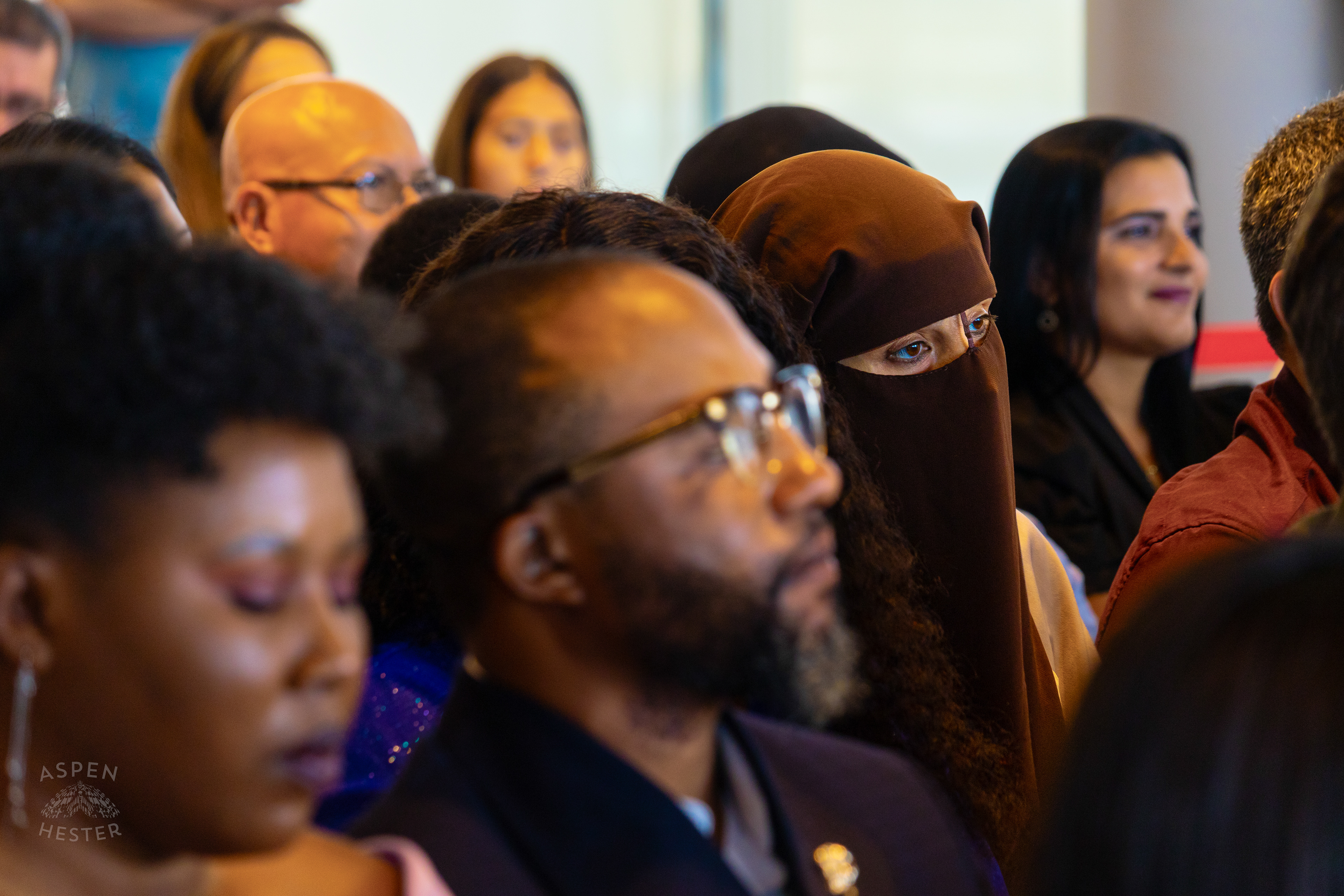 Soon to be American Citizens During WorldFest's Naturalization Ceremony. August 30th, 2024/Aspen Hester