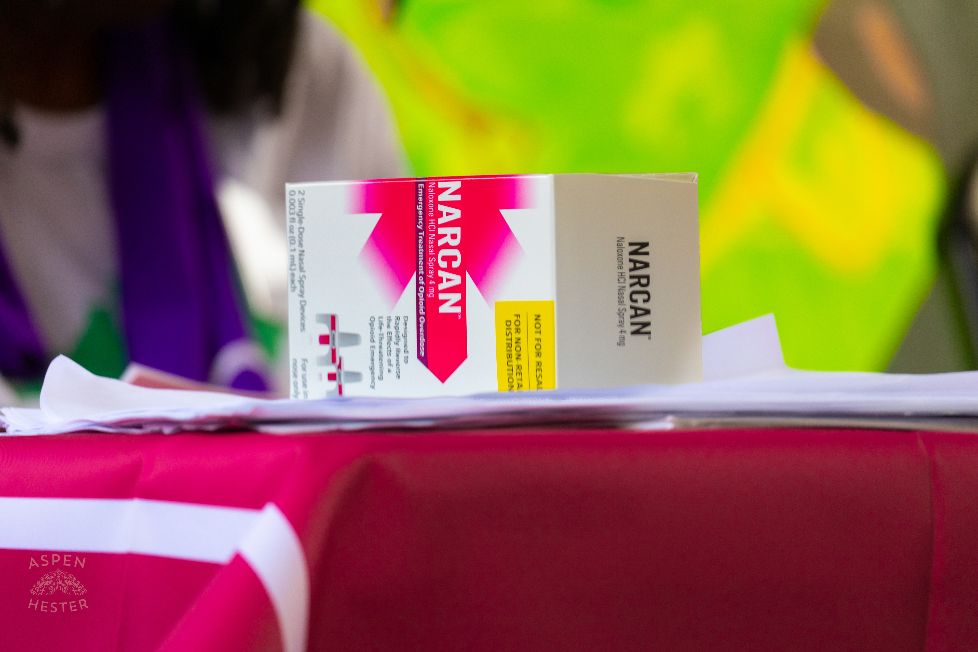 Narcan Available at The 3rd Annual Vocal KY International Overdose Awareness Day Rally and March. August 31st, 2024/Aspen Hester