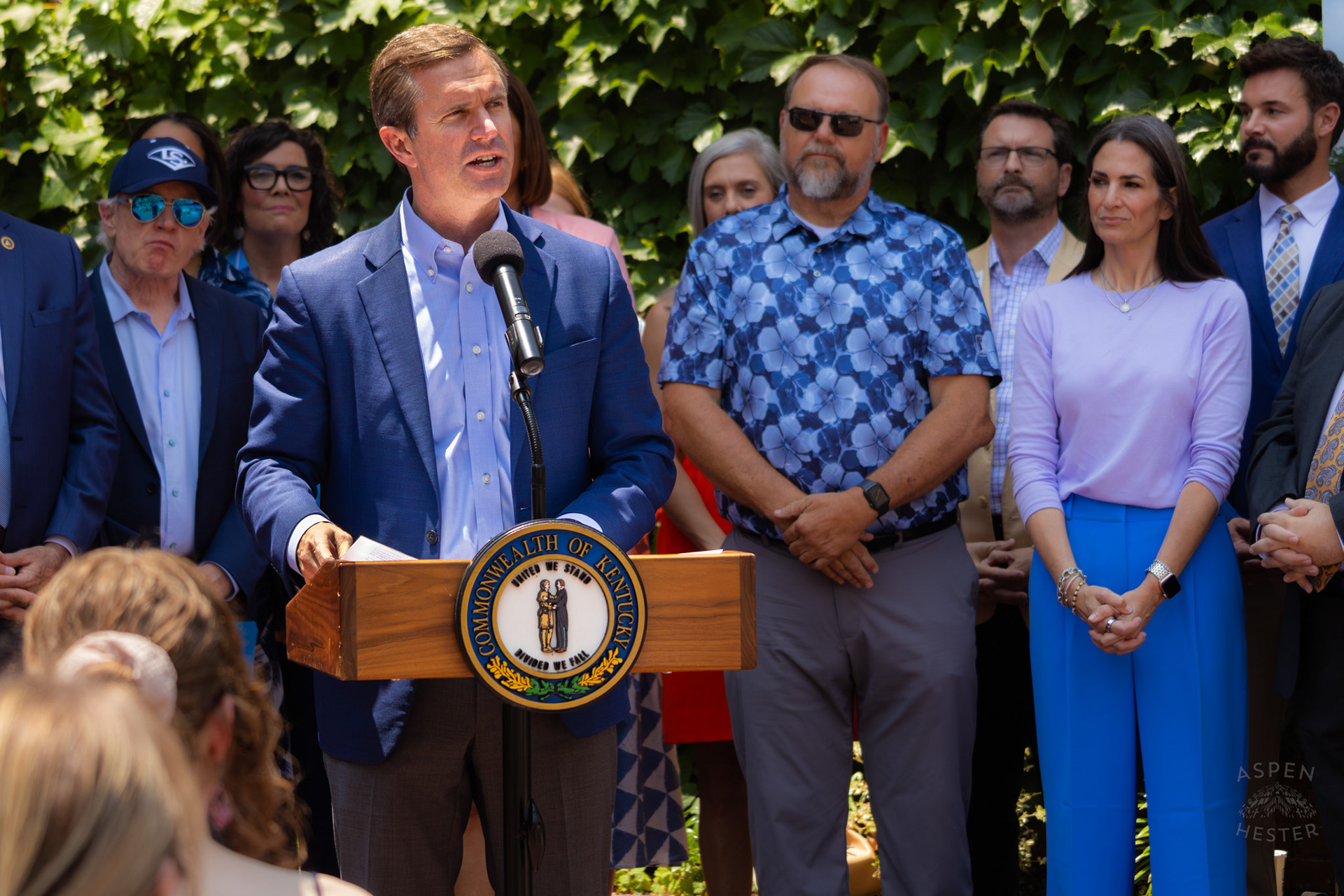 Governor Andy Beshear Speaking To Louisville's Tourism Powers Congratulating Them on A Record Economic Impact In 2024. June 11th, 2025/Aspen Hester 