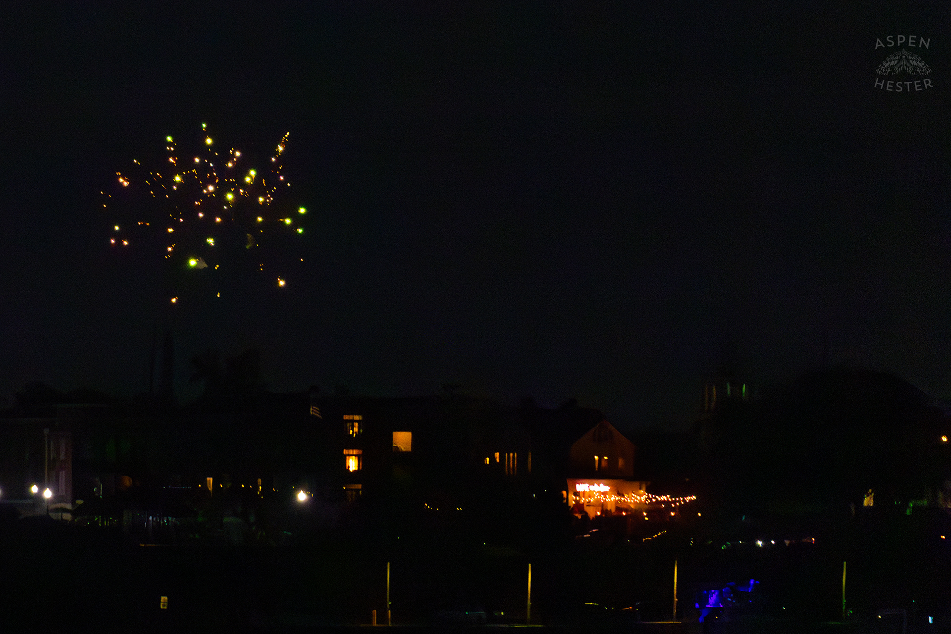The Big Four Bridge Before The Fireworks Show at Waterfront Park Fourth of July. July 4th, 2024/Aspen Hester