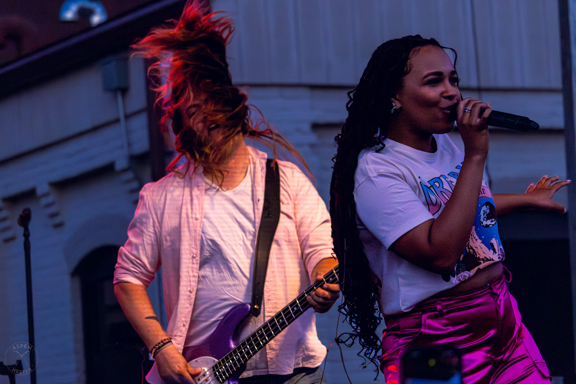 The Juicebox Heroes' Peyton Conners and Josh Inzer Performing At Clarksville 'Good Times' Summer Concert Series. May 11th, 2024/Aspen Hester