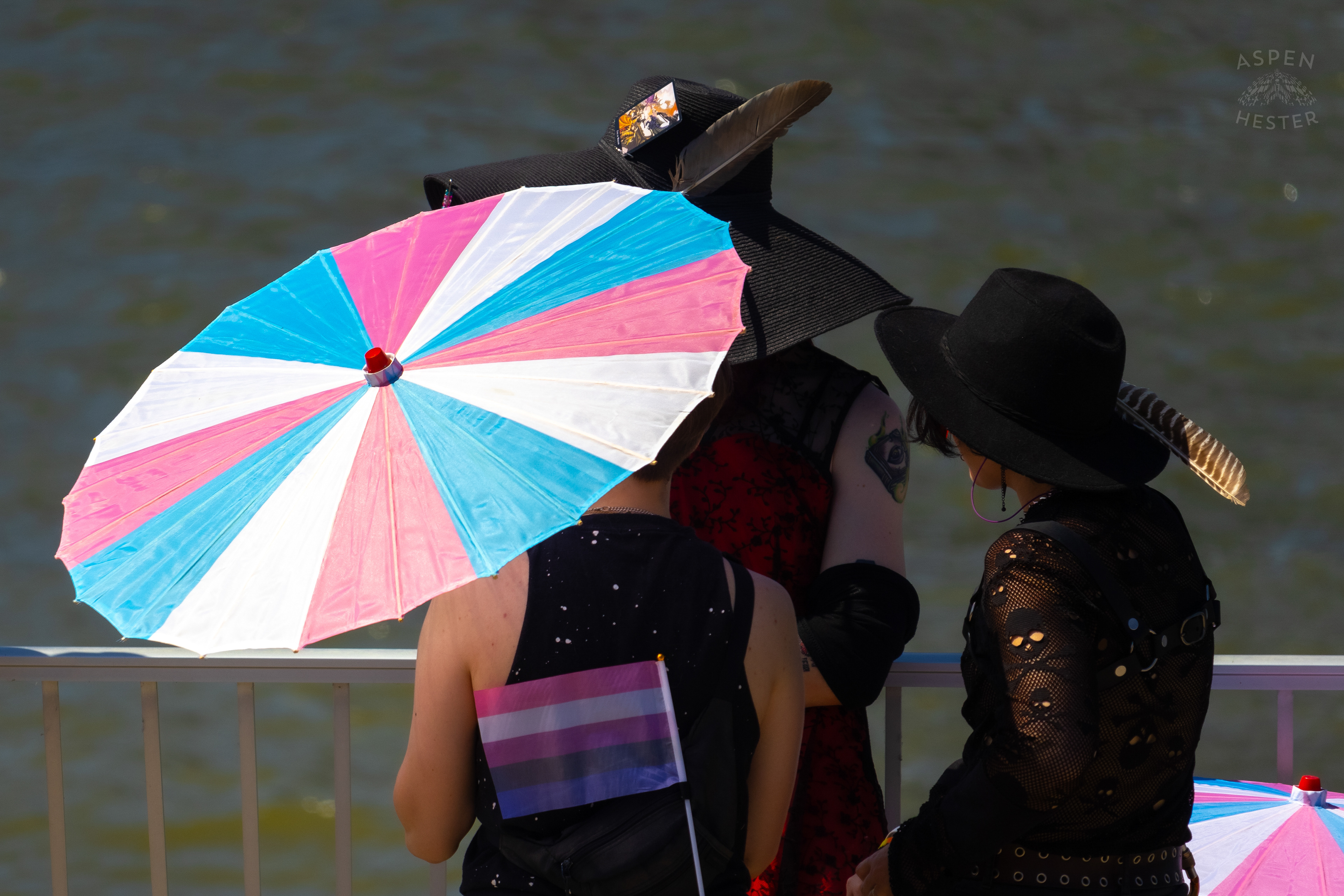 Enjoying the River Breeze at The Kentuckiana Pride Festival. June 15th, 2024/Aspen Hester