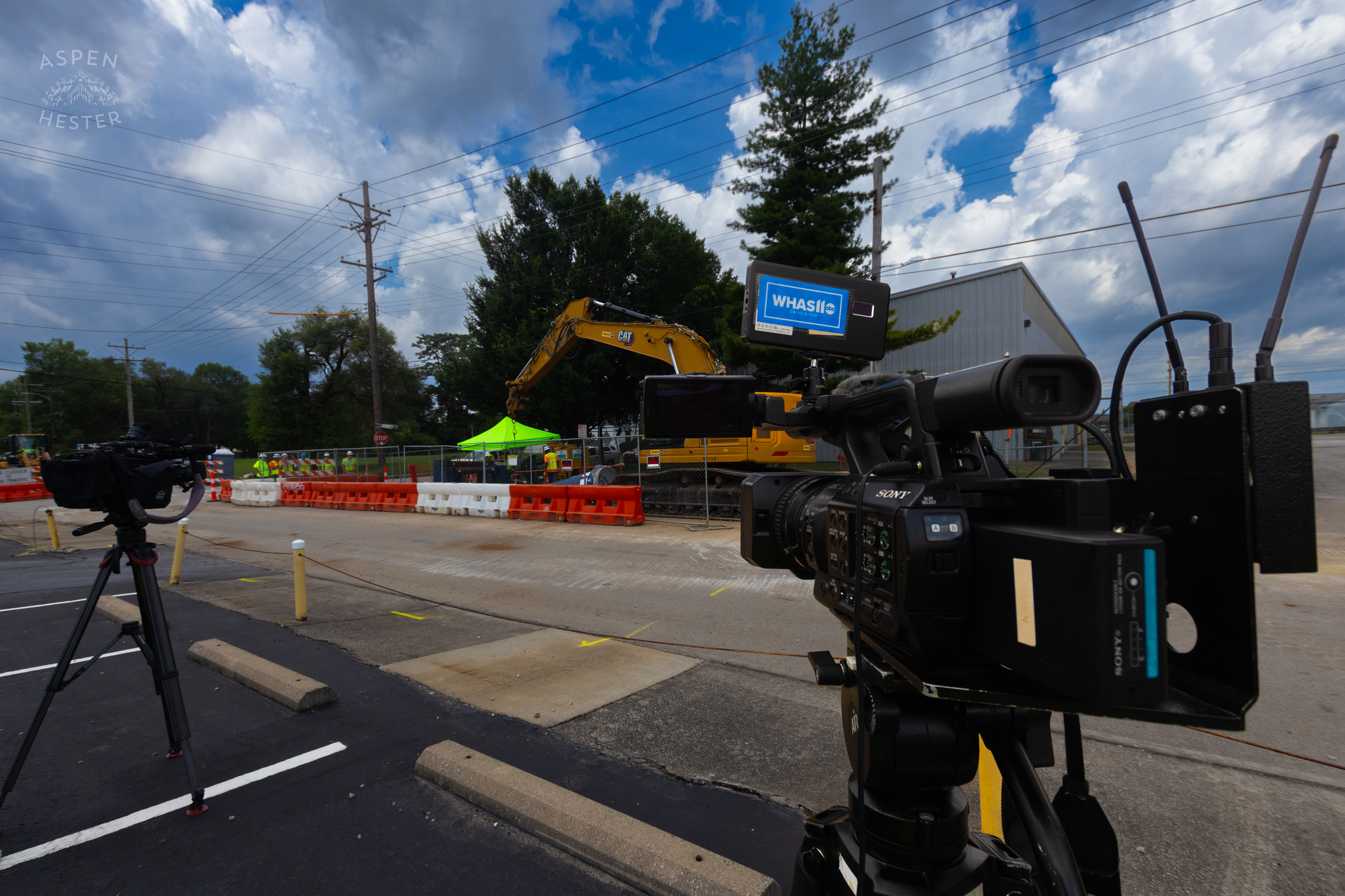Louisville Water Company Working to Rehabilitate 130 Year Old Park Hill Water Main. July 31st, 2024/Aspen Hester