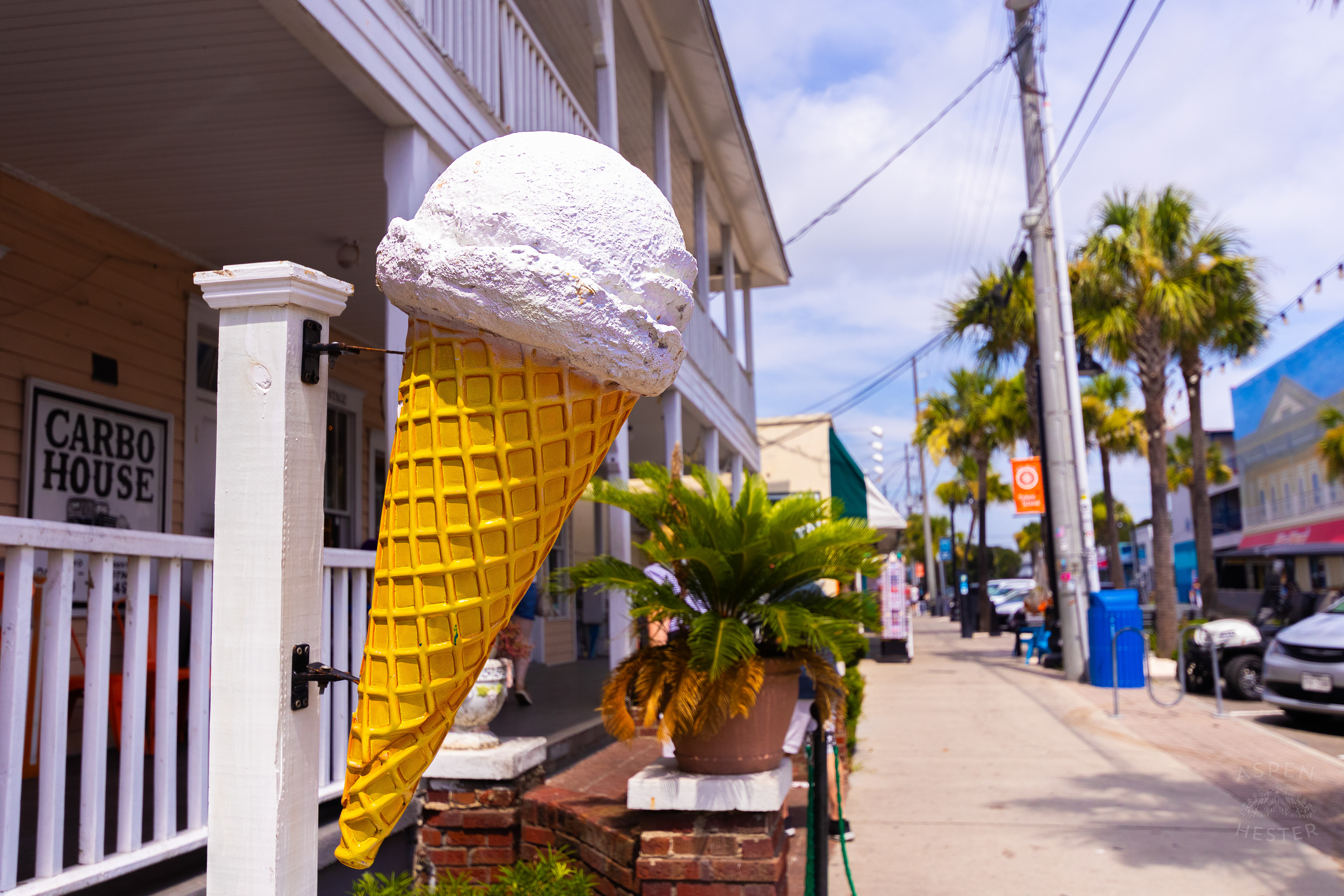 Boardwalk Ice Cream on Tybee Island Georgia. June 27th, 2024/Aspen Hester