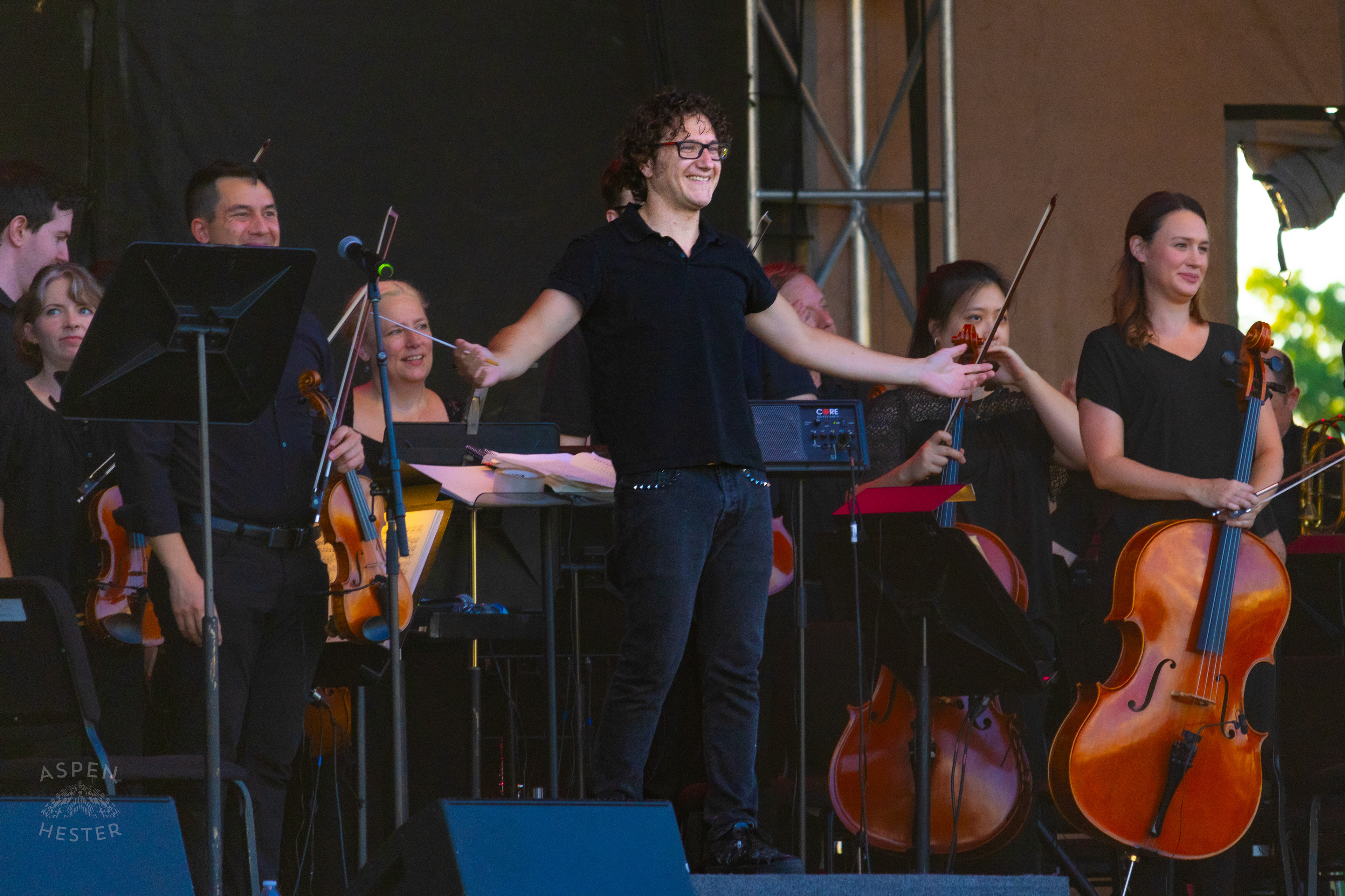 Teddy Abrams at Play America with The Louisville Orchestra. July 5th, 2024/Aspen Hester