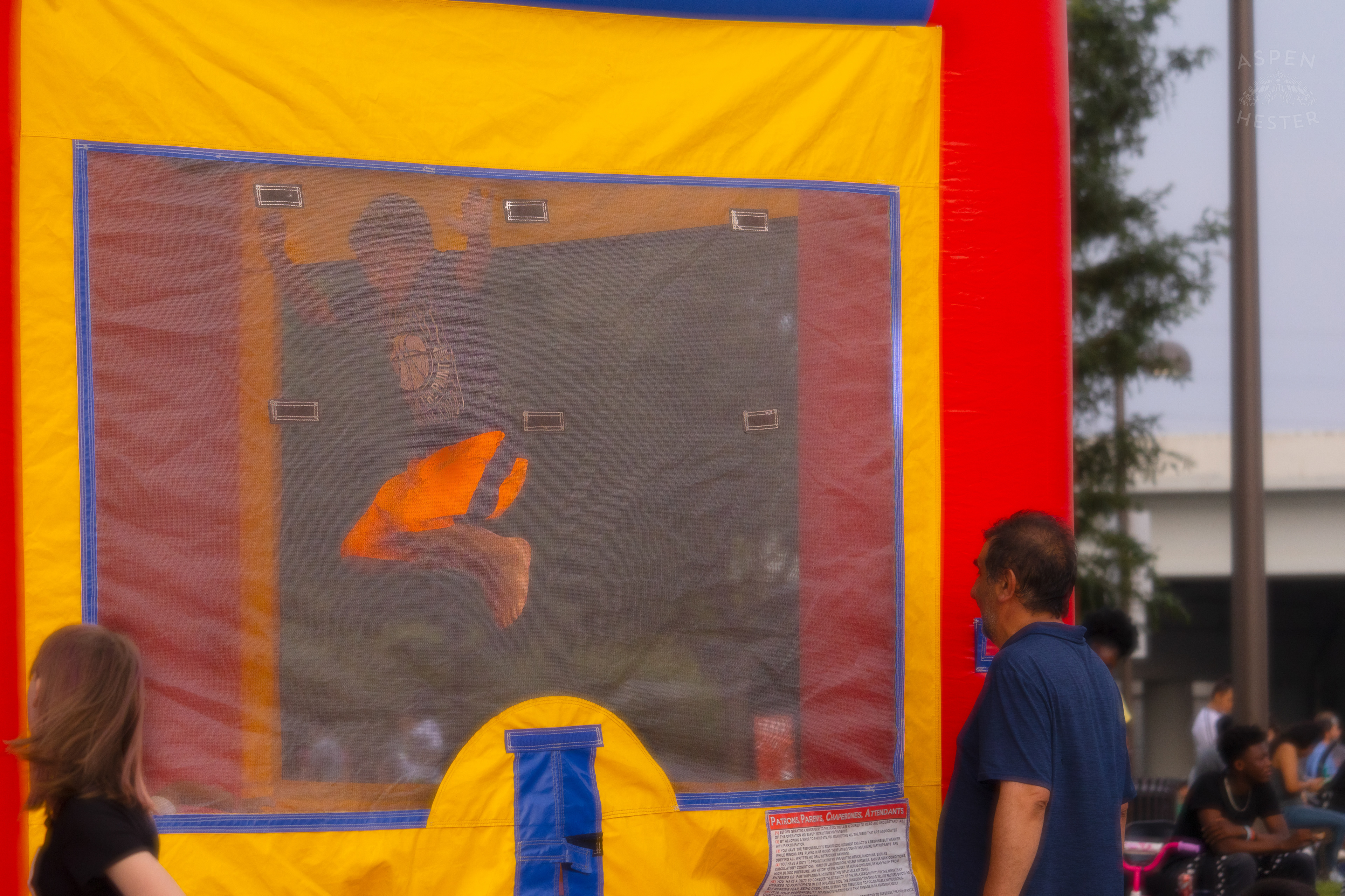 Bounce Houses at Waterfront Park 4th of July. July 4th, 2024/Aspen Hester