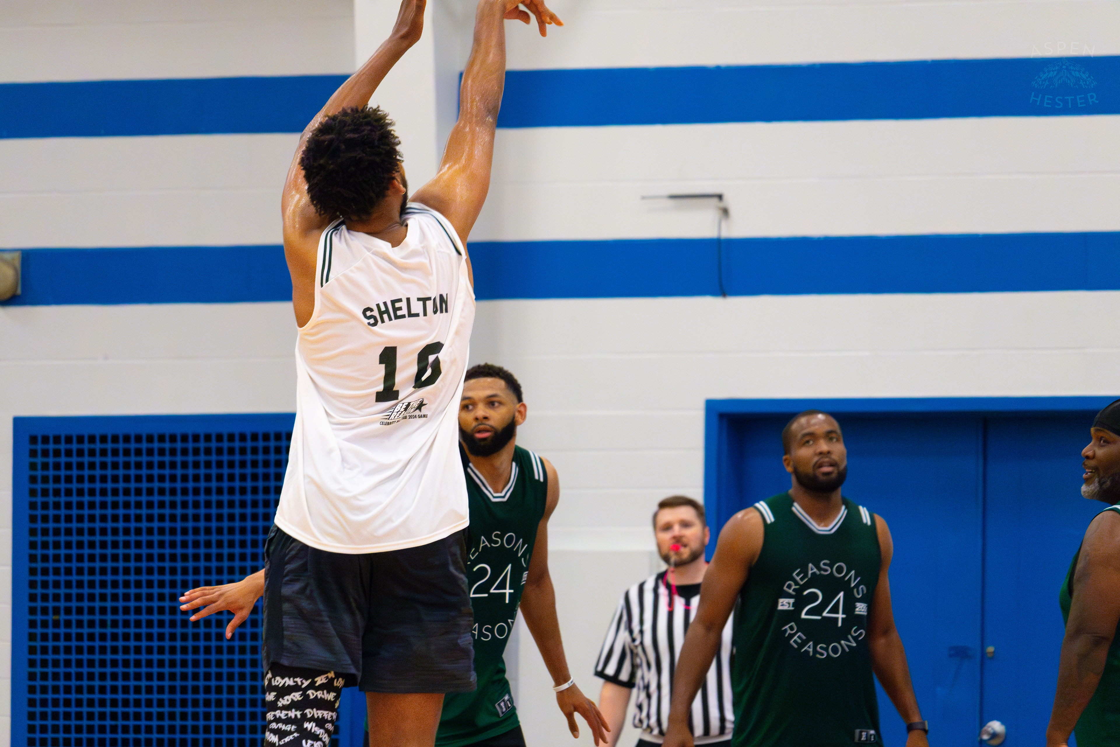 24 Reasons 'Be The Reason' Celebrity Basketball Game. June 22nd, 2024/Aspen Hester