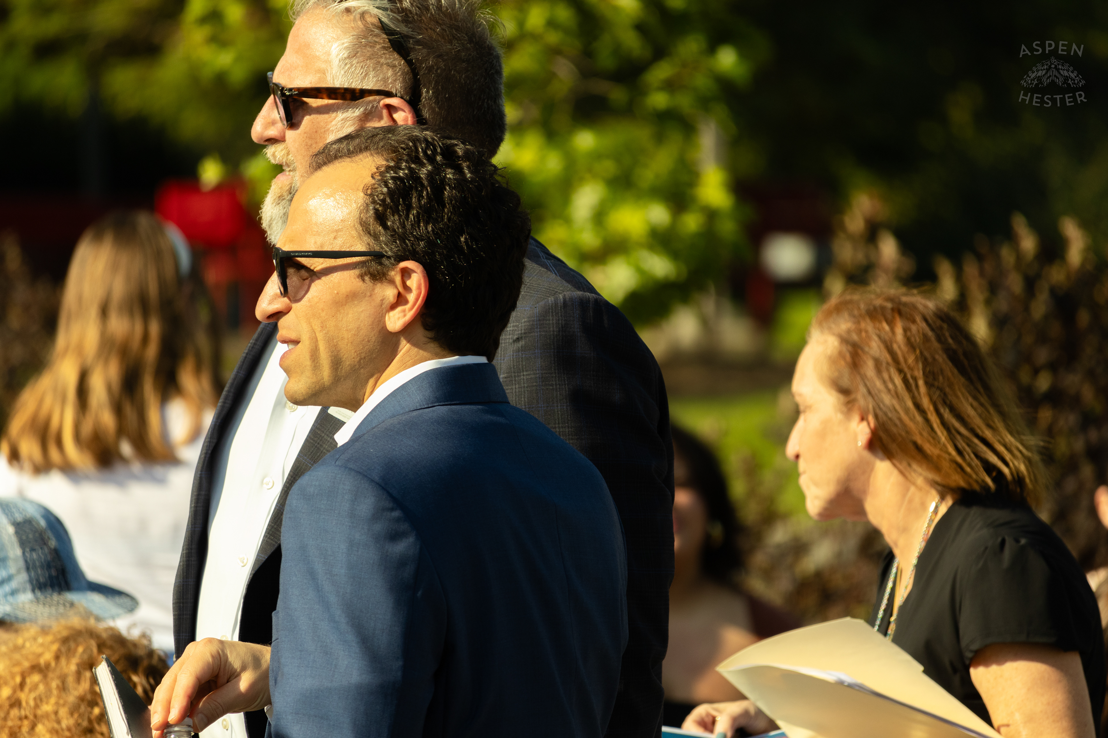 Mayor Craig Greenberg at The Trager Jewish Community Centers Gathering to Remember The Victims and Pray for Peace One Year After The October 7th 2023 Hamas Attack. October 6th, 2024/Aspen Hester
