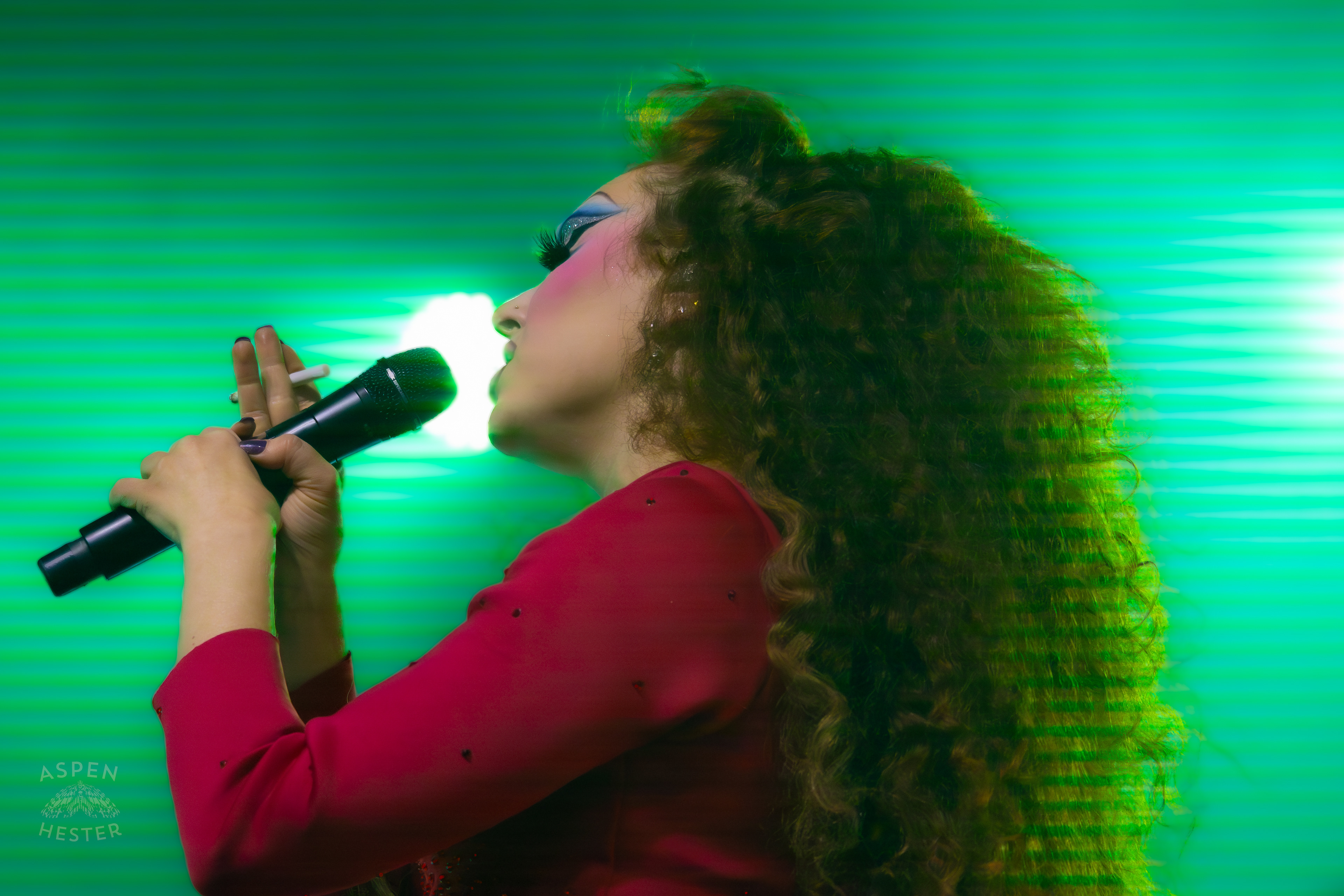 Chappell Roan Performing at Kentuckiana Pride. June 15th, 2024/Aspen Hester