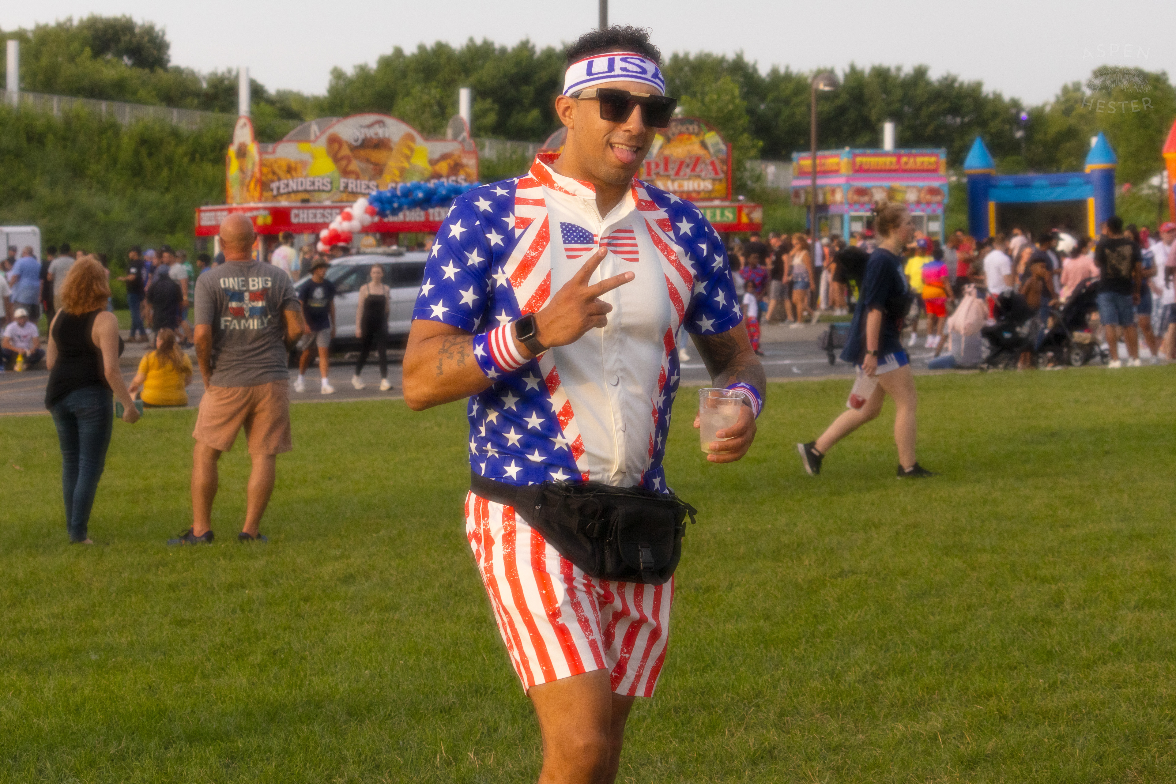 Mr. America at Waterfront Park 4th of July. July 4th, 2024/Aspen Hester