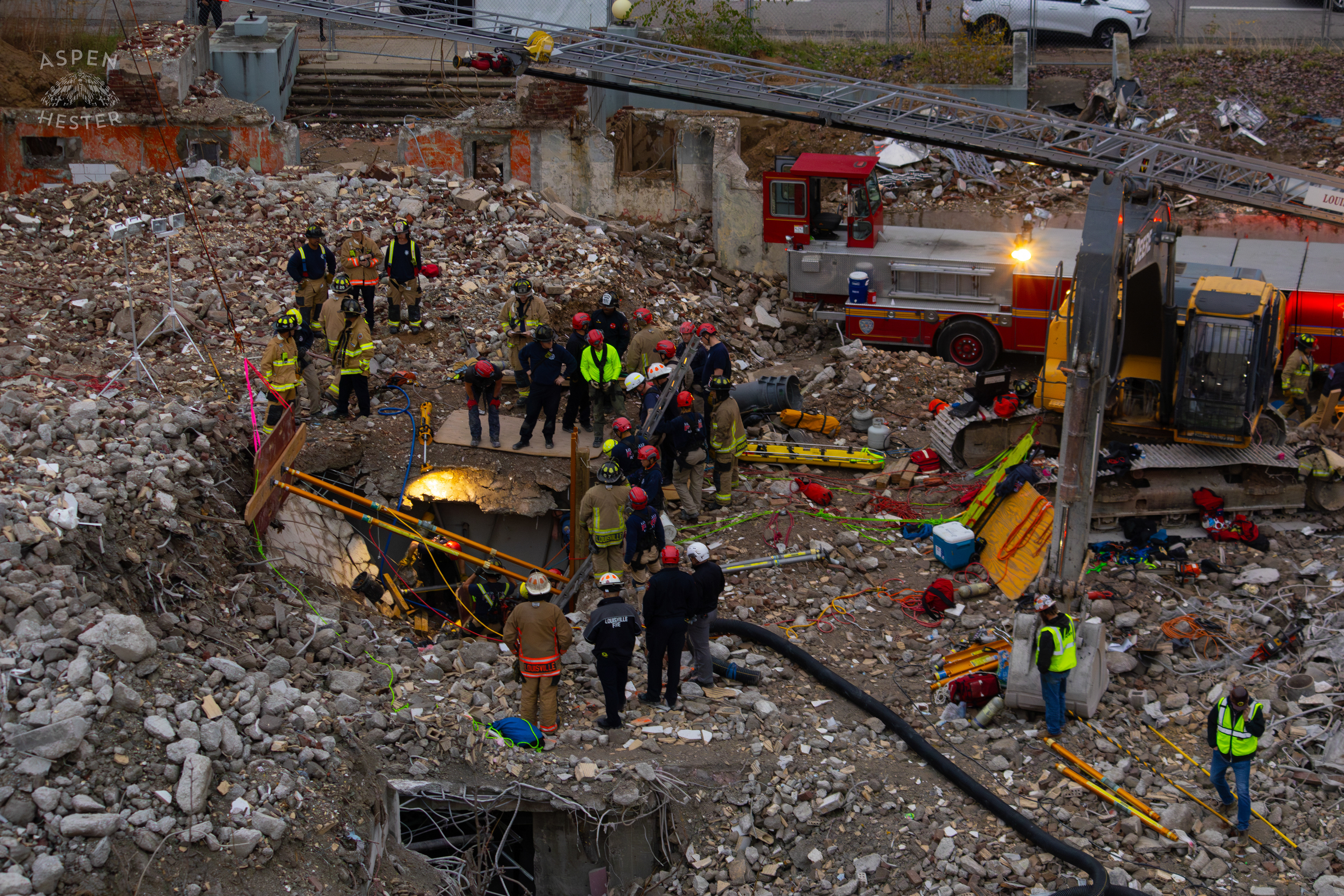 The Expansive 8+ Hour LFD Effort to Free A Trapped Demo Worker. November 11th, 2024/Aspen Hester