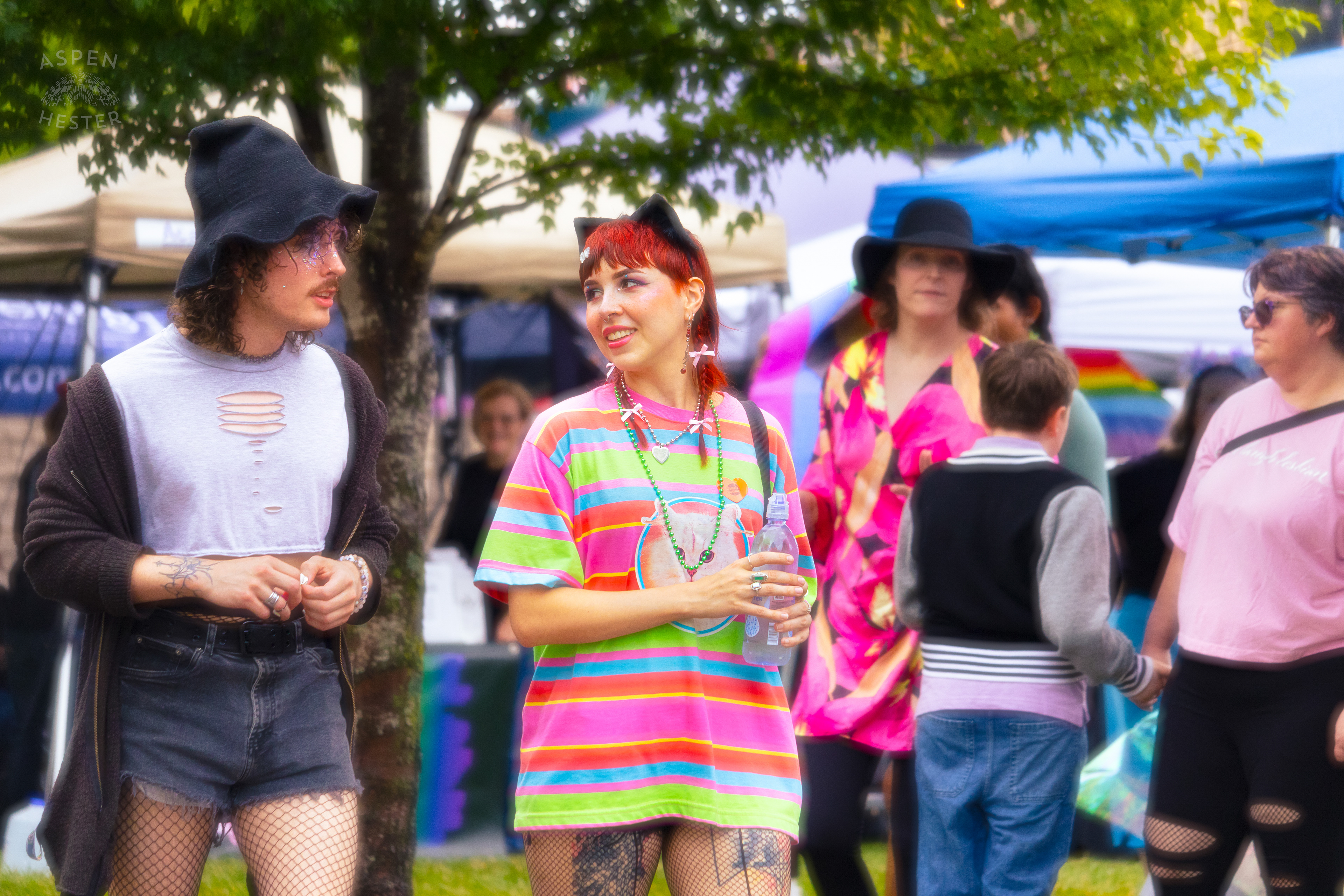 Milling About Southern Indiana Pride. June 1st, 2024/Aspen Hester