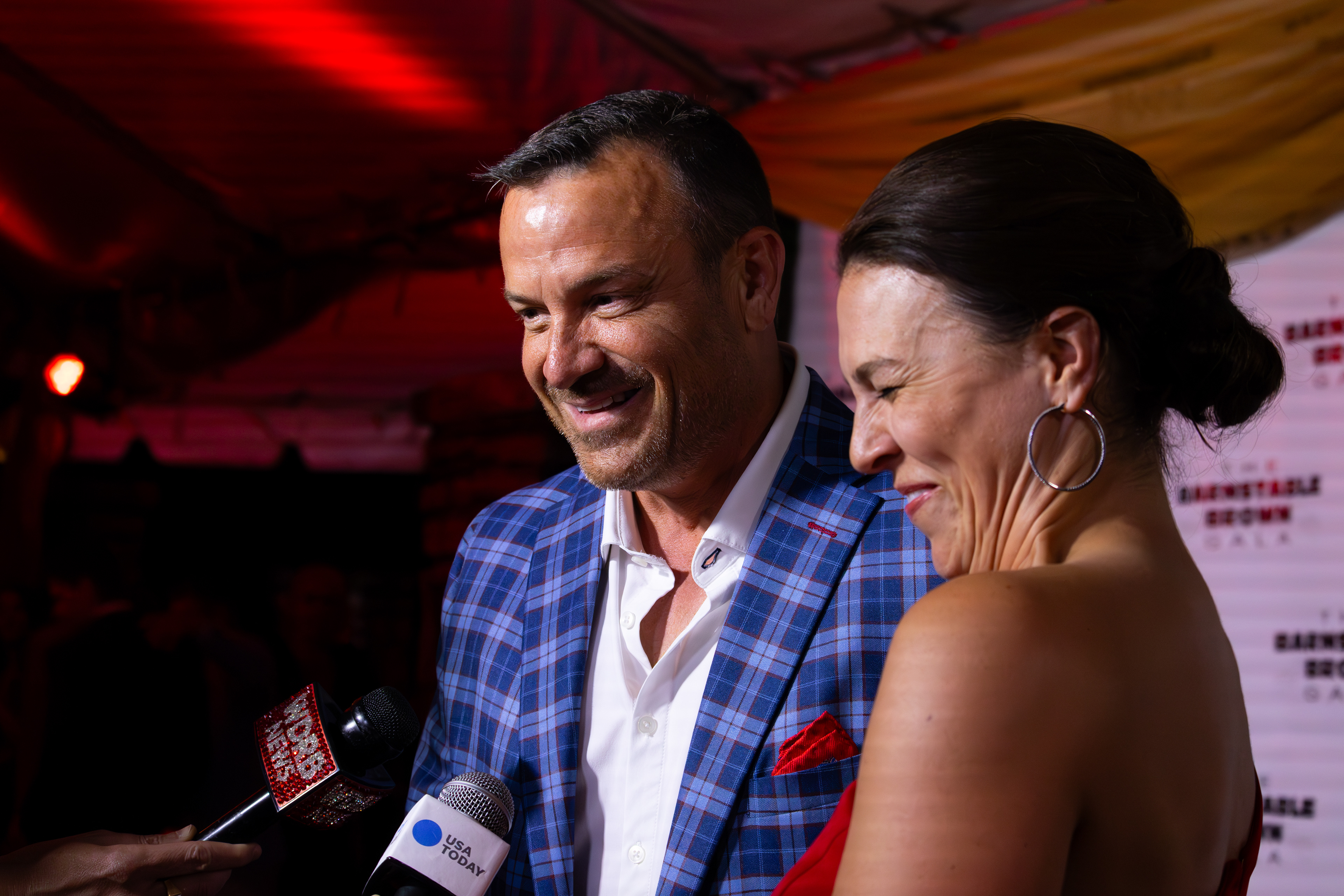 UK Basketball Coach WhatsHisName Talks to Reporters on The Red Carpet at The 2024 Barnstable-Brown Gala. May 3rd, 2024/Aspen Hester