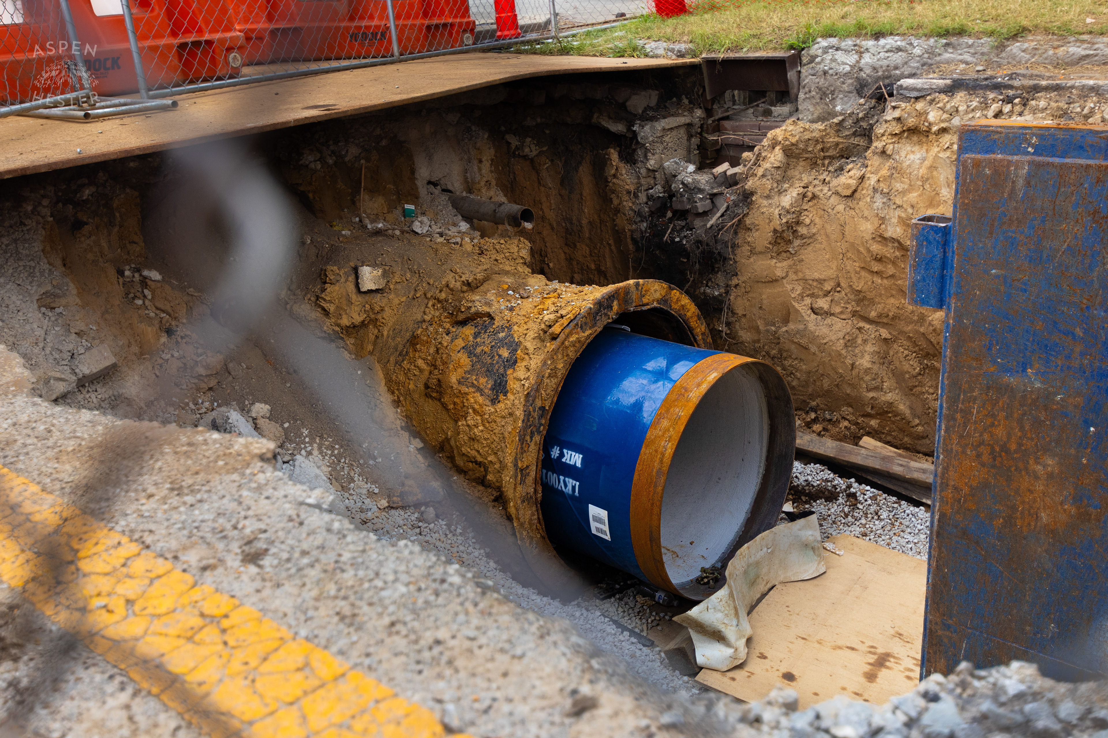 Louisville Water Company Working to Rehabilitate 130 Year Old Park Hill Water Main. July 31st, 2024/Aspen Hester