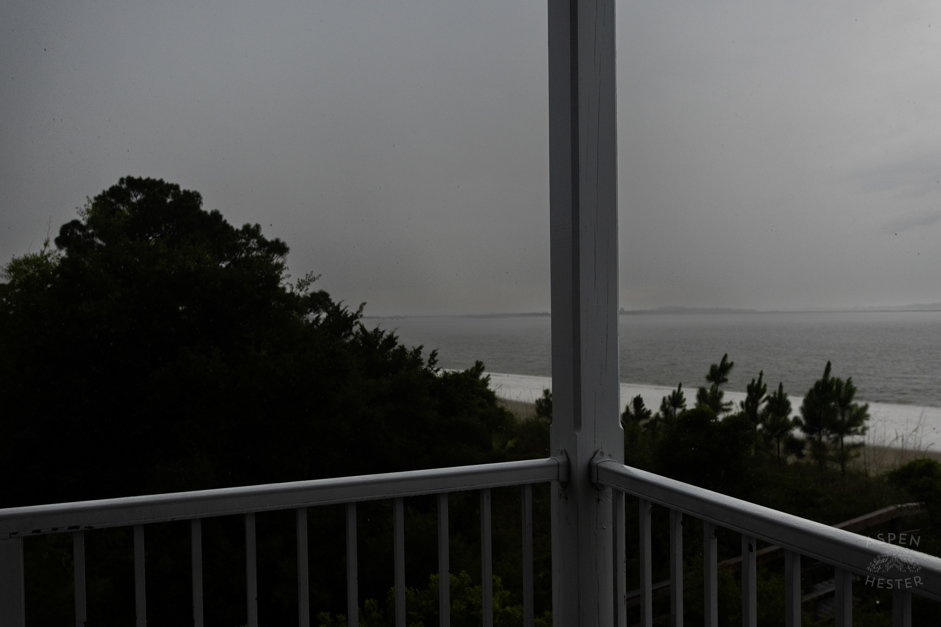 A Thunderstorm Rolls Over Tybee Island Georgia. June 27th, 2024/Aspen Hester