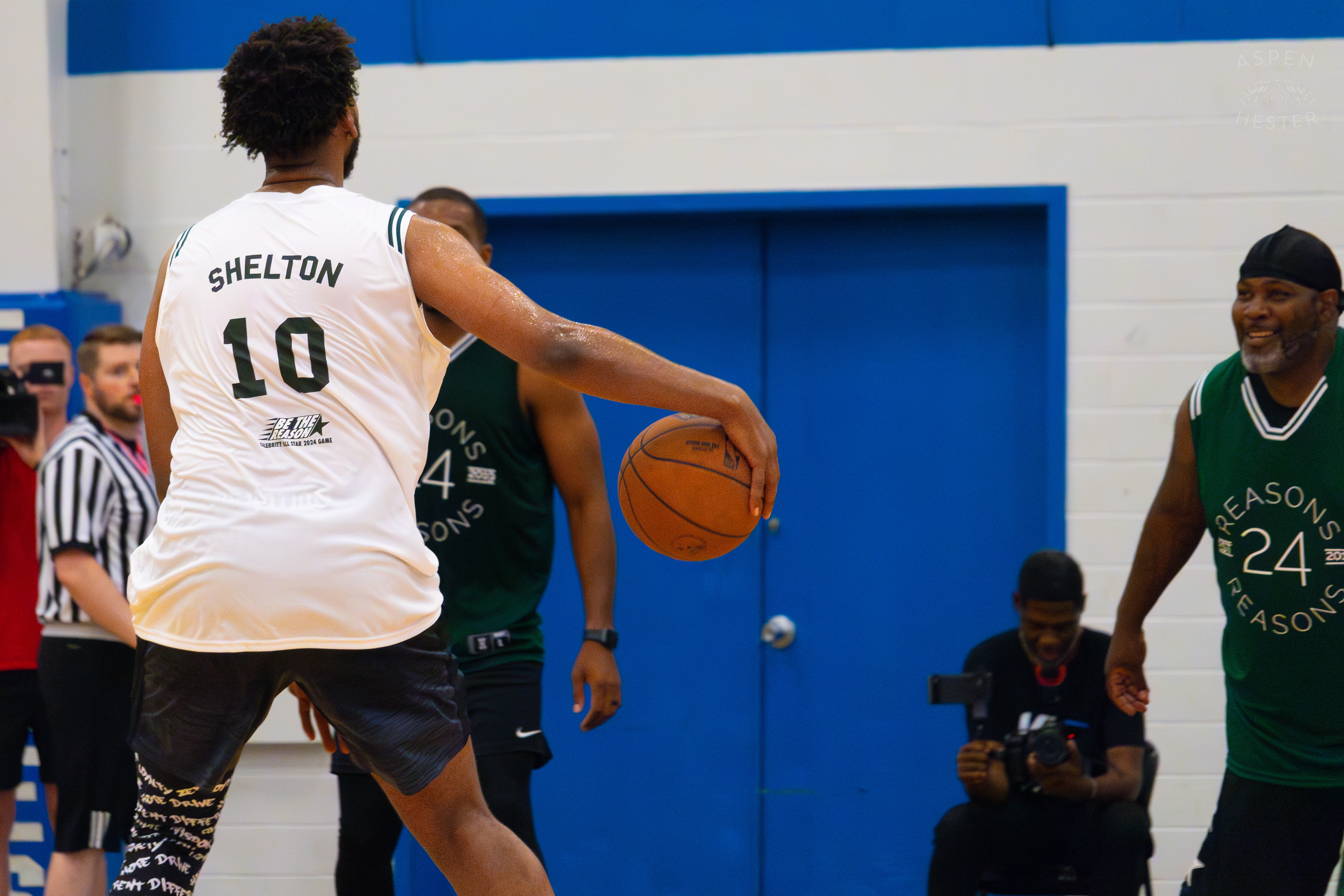 24 Reasons 'Be The Reason' Celebrity Basketball Game. June 22nd, 2024/Aspen Hester