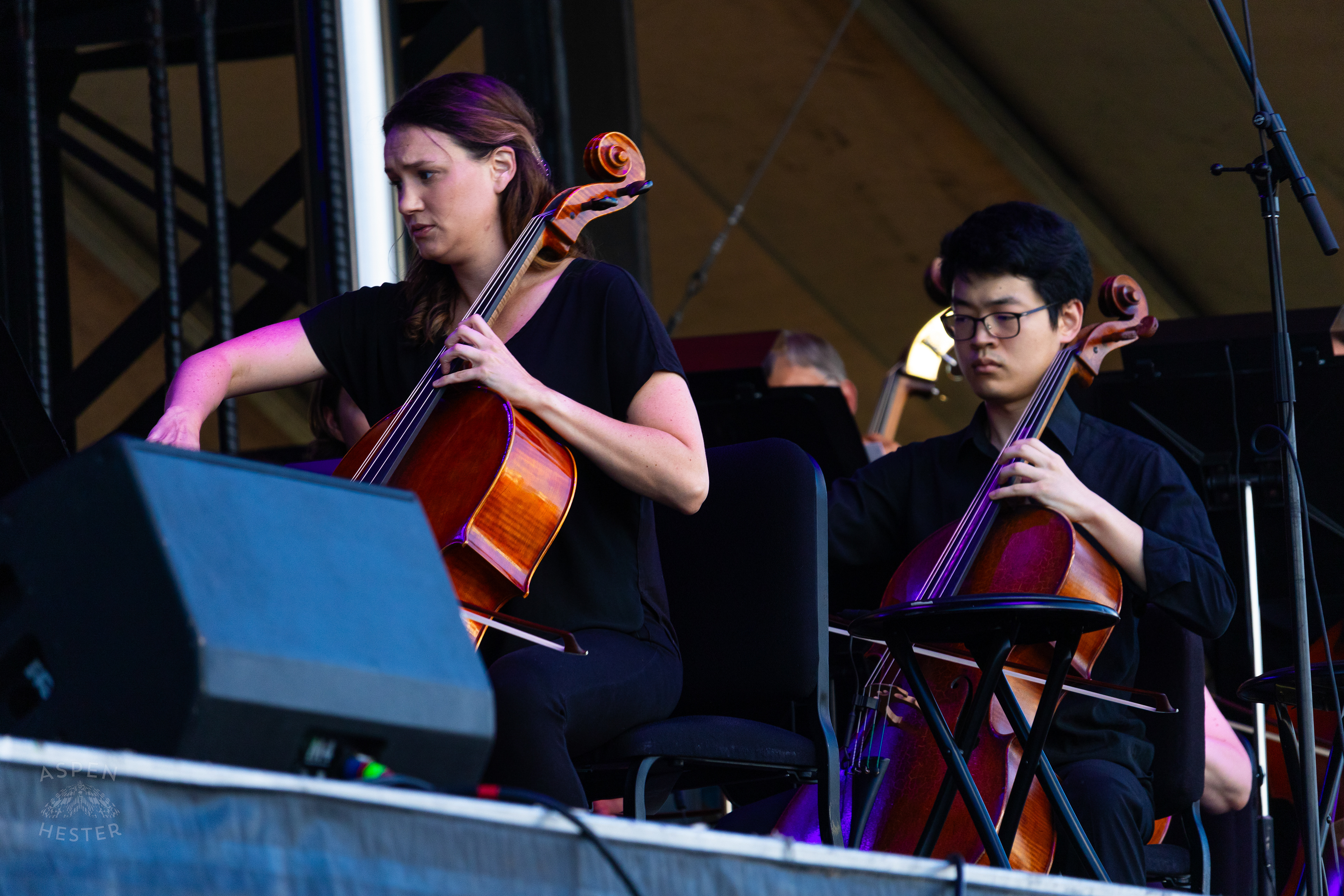 Cellists at Play America with The Louisville Orchestra. July 5th, 2024/Aspen Hester