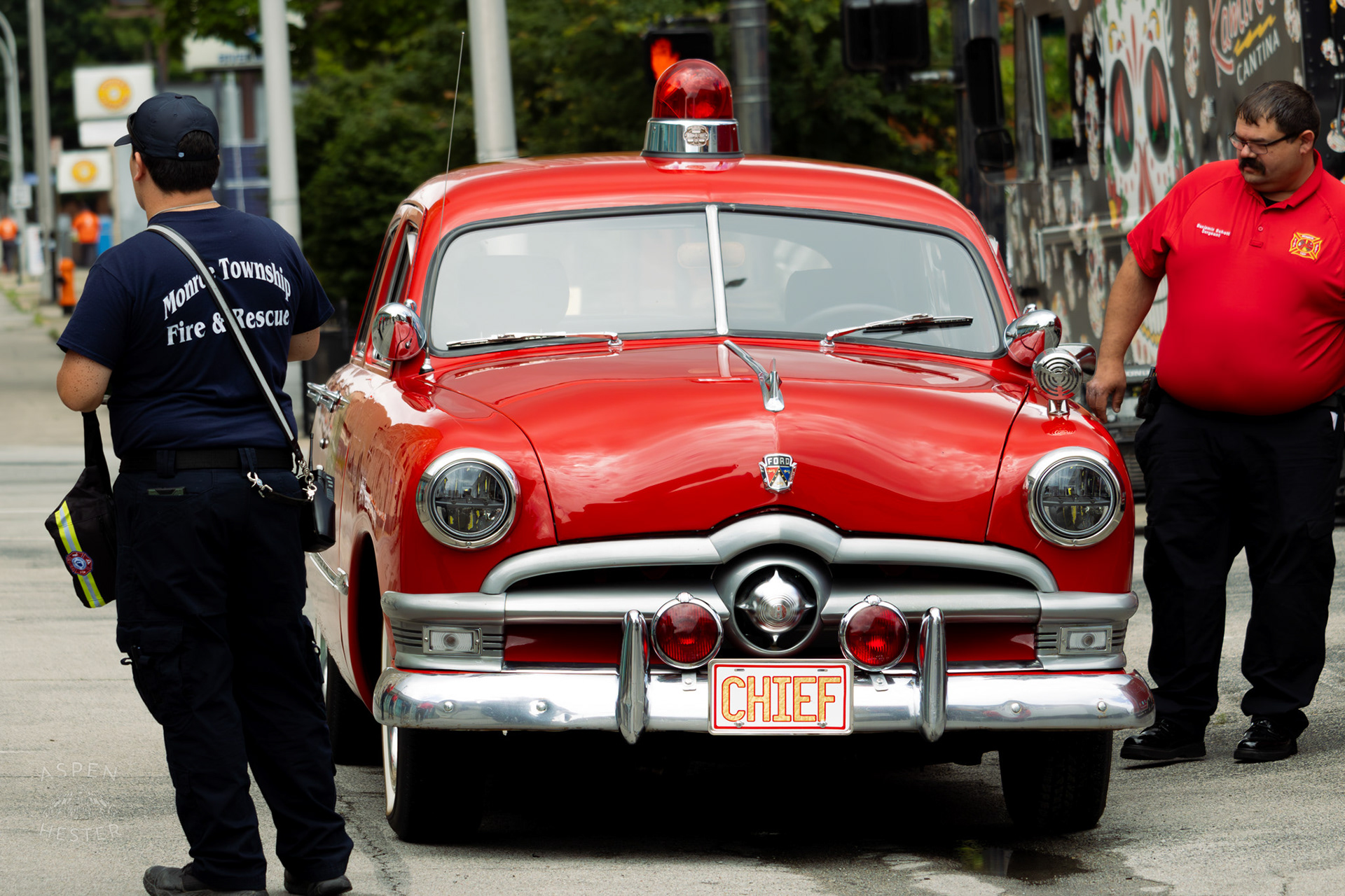 Vintage Firetruck at The 71st Crusade for Children. June 2nd, 2024/Aspen Hester