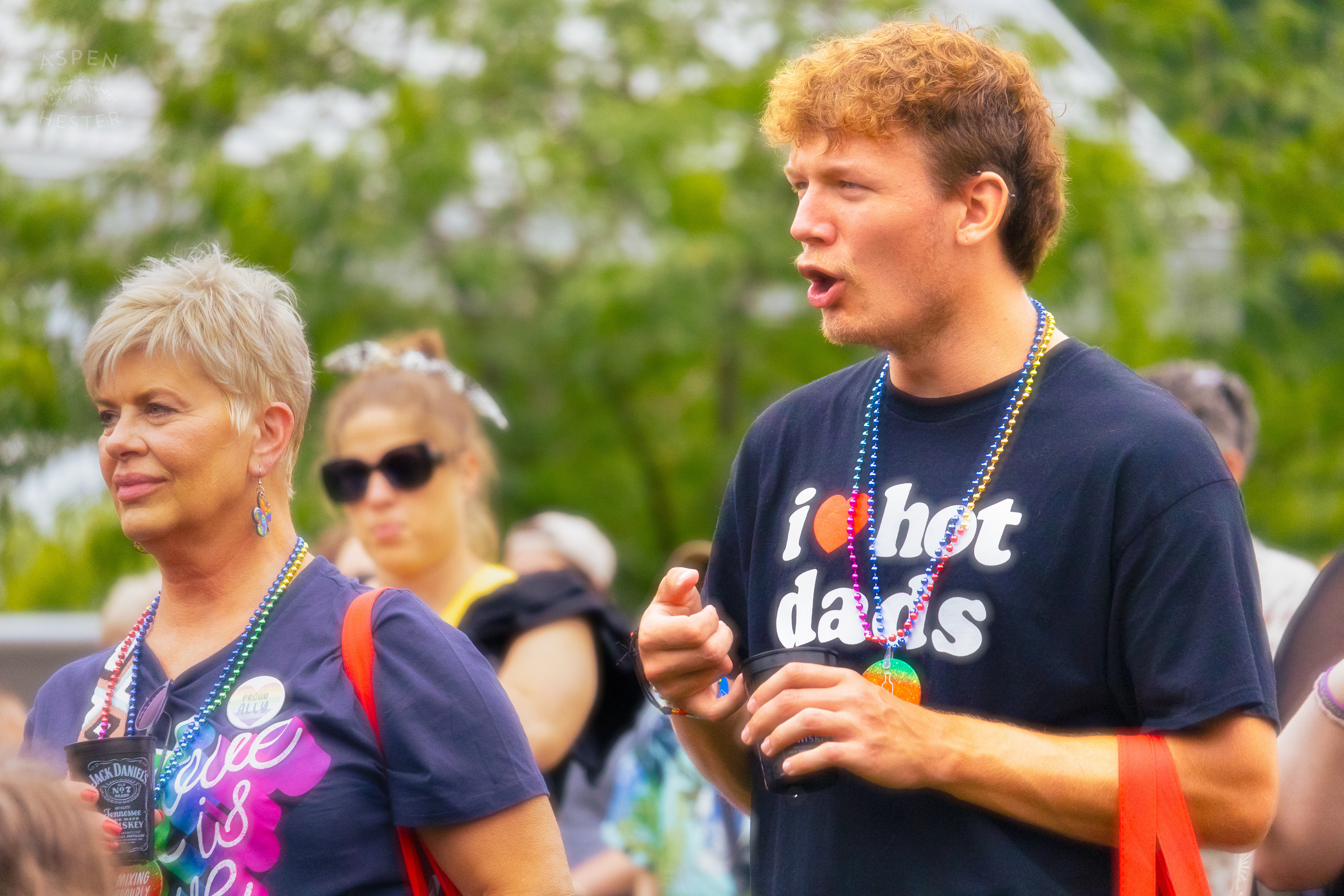 'I <3 Hot Dads' at Southern Indiana Pride. June 1st, 2024/Aspen Hester