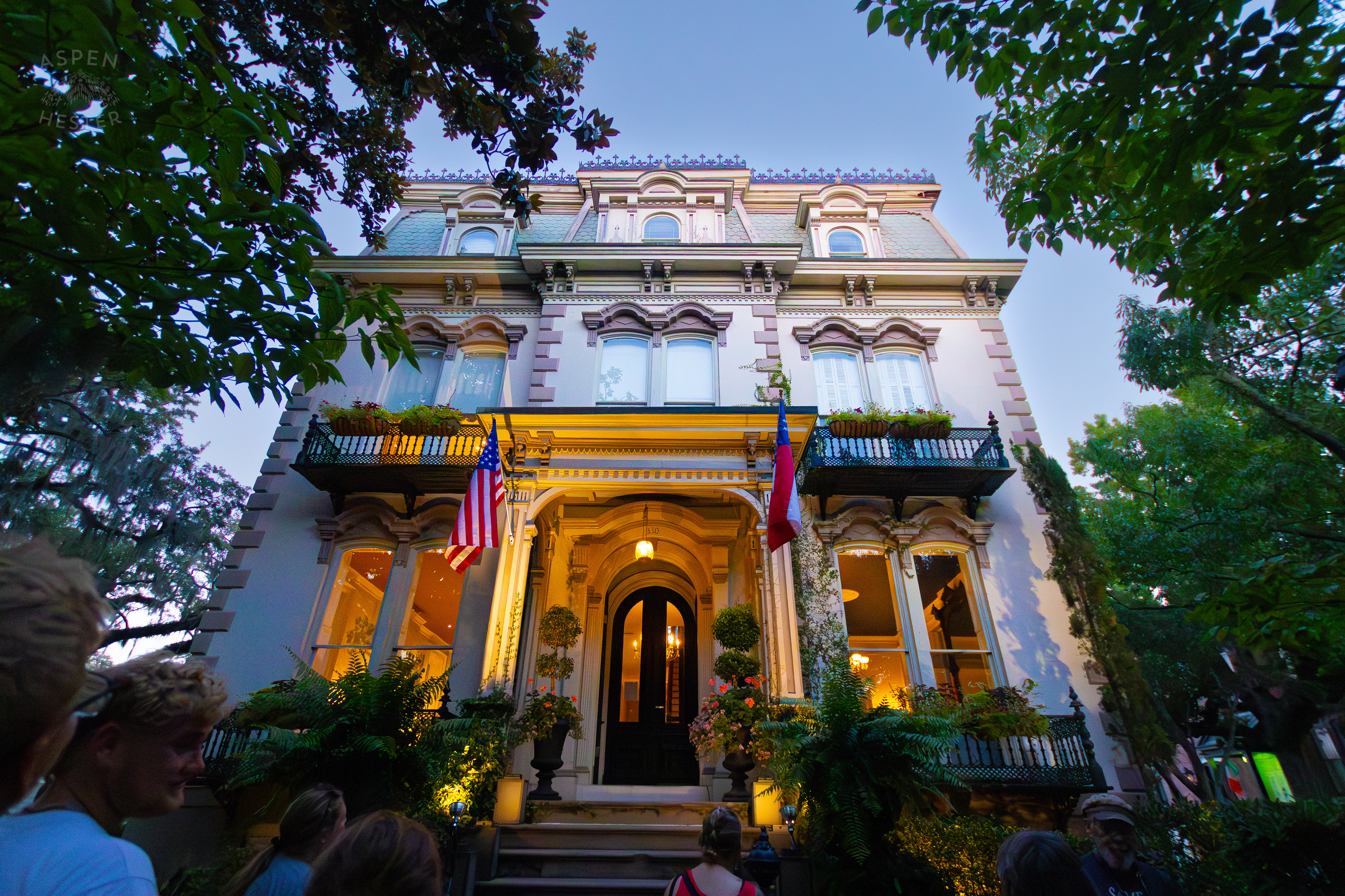 Fountain Outside The Hamilton-Turner Mansion Savannah Georgia. June 24th, 2024/Aspen Hester