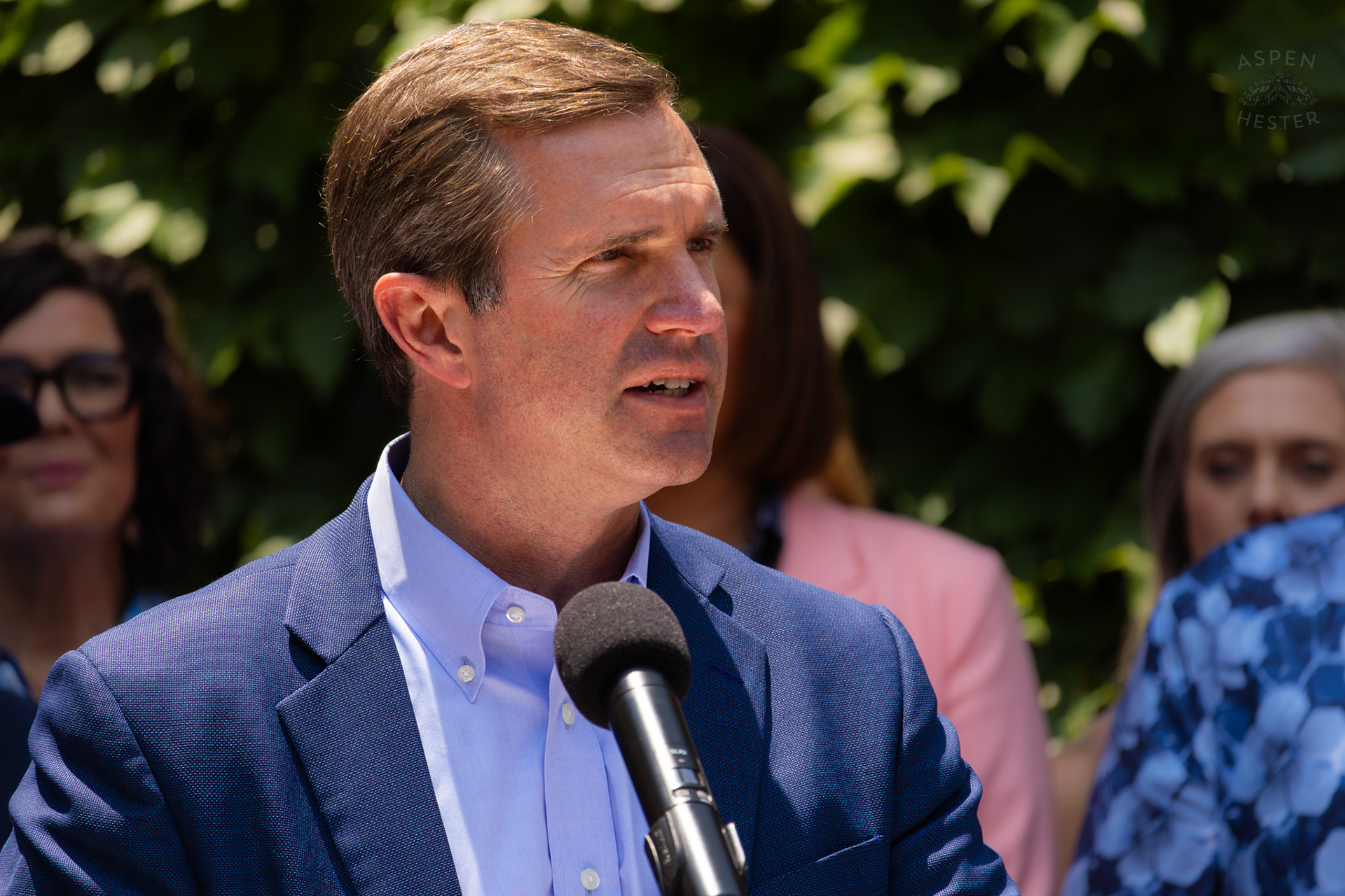 Governor Andy Beshear Speaking To Louisville's Tourism Powers Congratulating Them on A Record Economic Impact In 2024. June 11th, 2025/Aspen Hester 