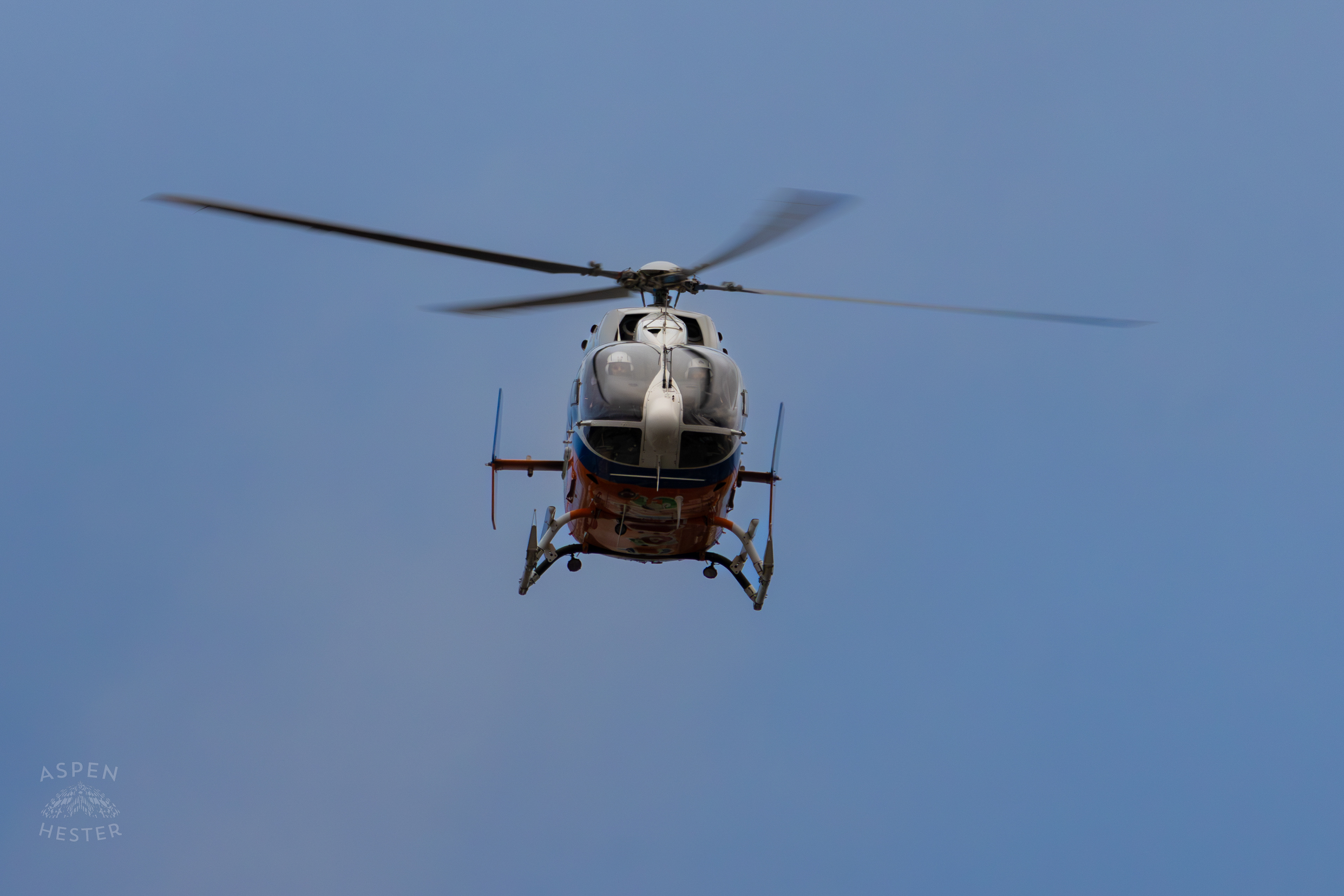 Kosair Kids Medical Helicopter Taking Off into The Louisville Airspace. November 14th, 2024/Aspen Hester