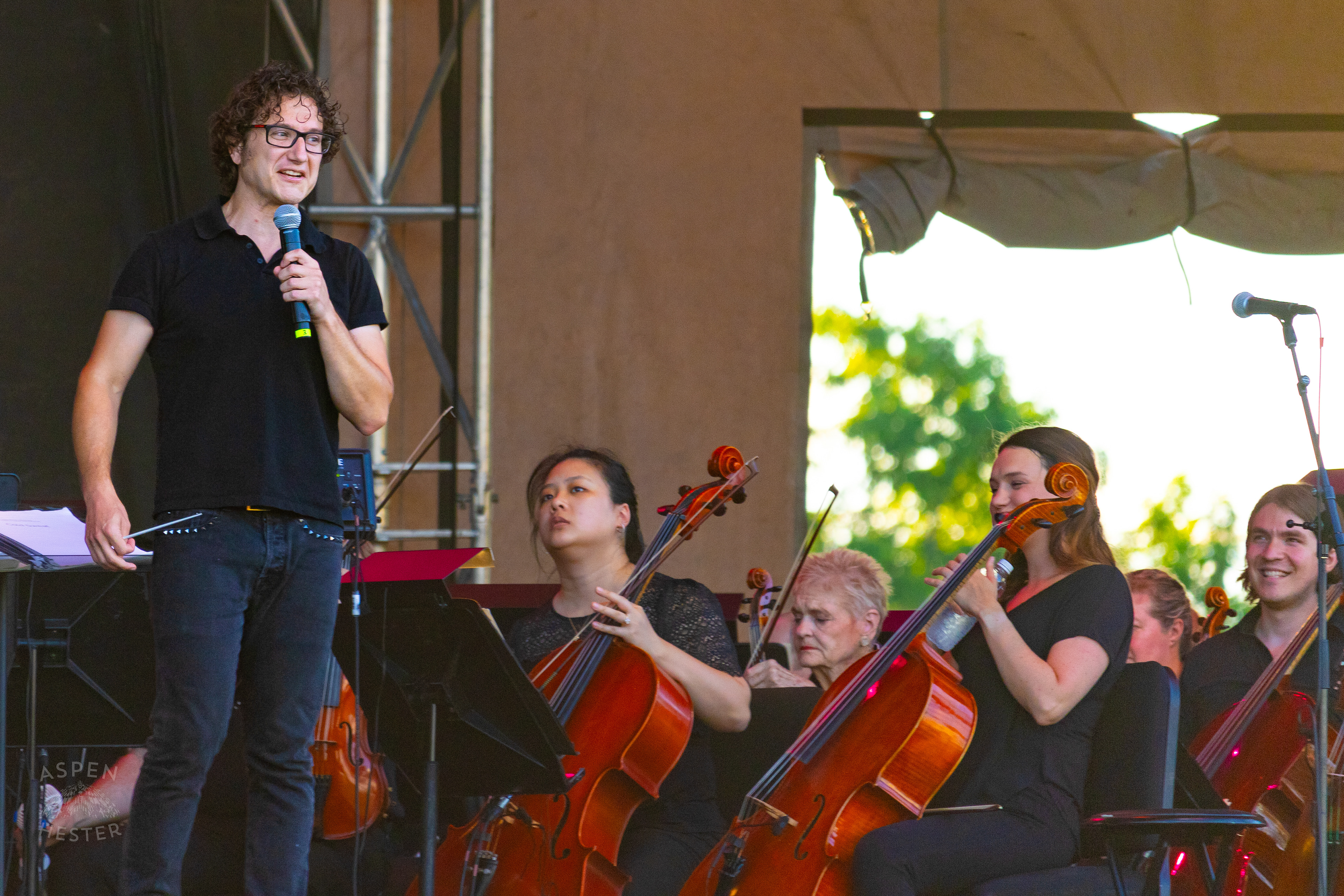 Teddy Abrams at Play America with The Louisville Orchestra. July 5th, 2024/Aspen Hester