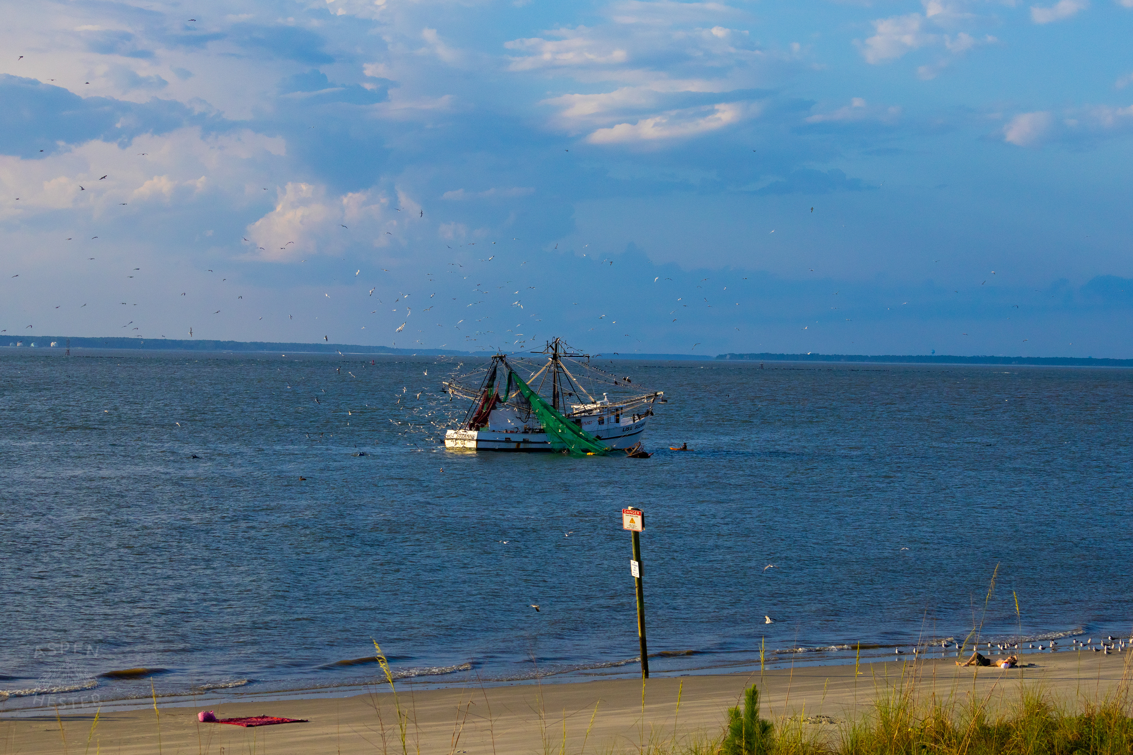 The 'Lisa Suzanne' Off The Coast of Tybee Island Georgia. June 23rd, 2024/Aspen Hester