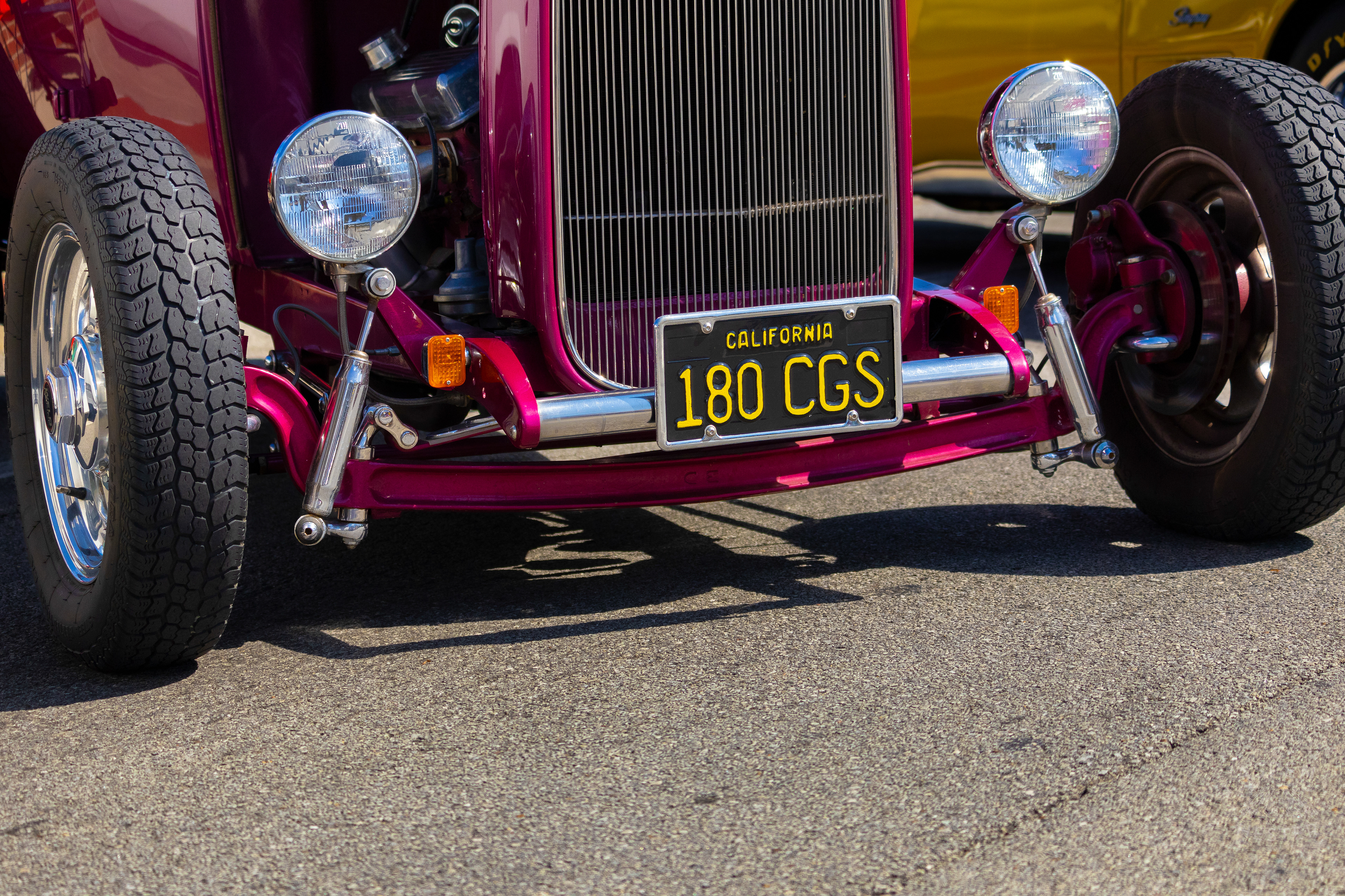 A Purple 1931 Ford Tudor on Display at The 2024 Jeffersontown Gaslight Festival. September 15th, 2024/Aspen Hester
