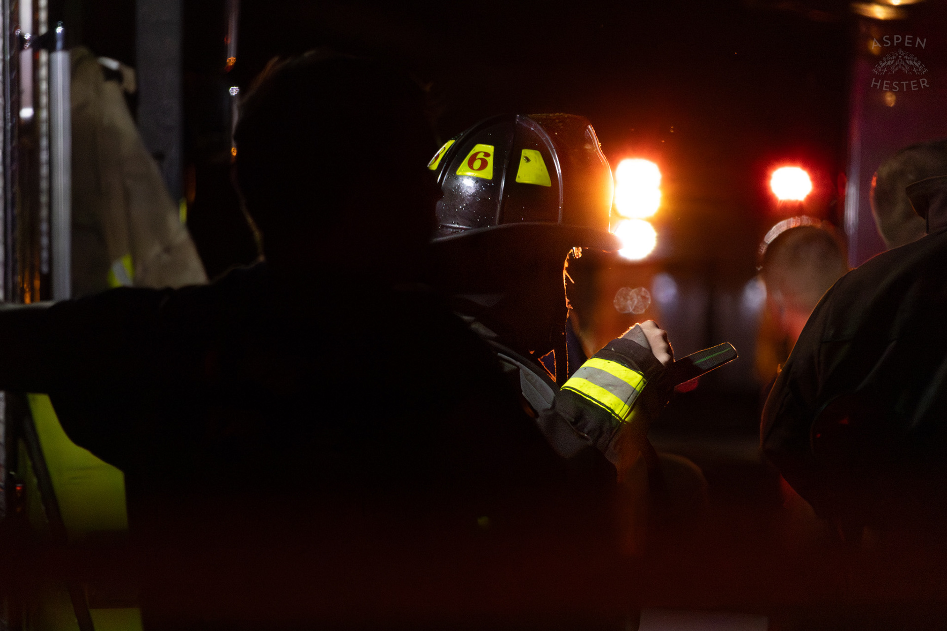 PRP Firefighters Battle A Flames at Big Run Creek Apartments. June 7th, 2024/Aspen Hester
