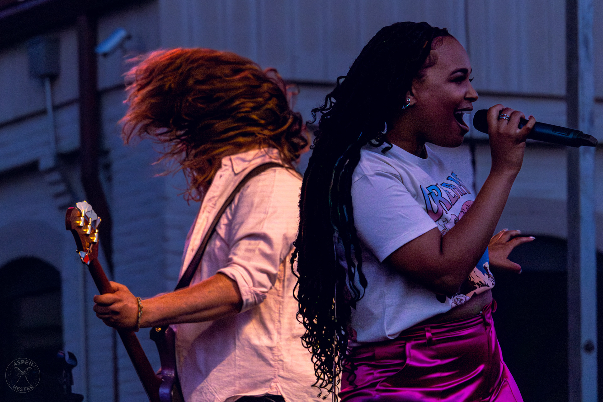 The Juicebox Heroes' Peyton Conners and Josh Inzer Performing At Clarksville 'Good Times' Summer Concert Series. May 11th, 2024/Aspen Hester