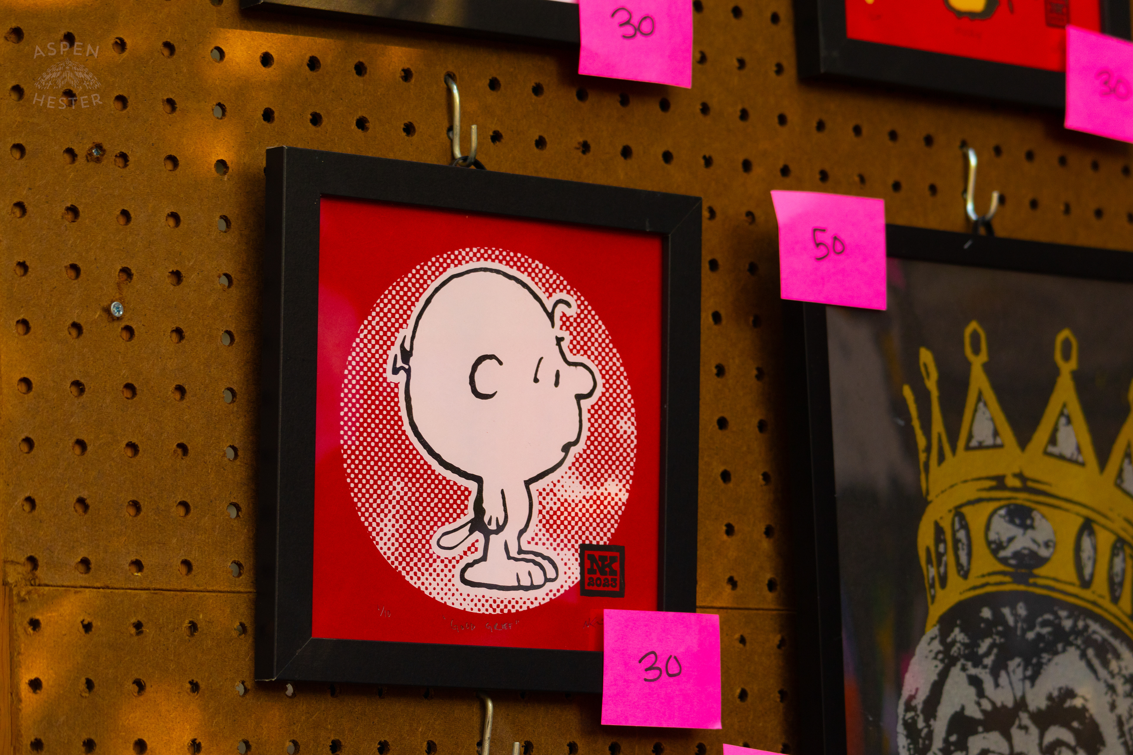 Peanuts Themed Pop Art Made by Nick Knight for Sale At The 2024 Louisville Unfair. October 5th, 2024/Aspen Hester