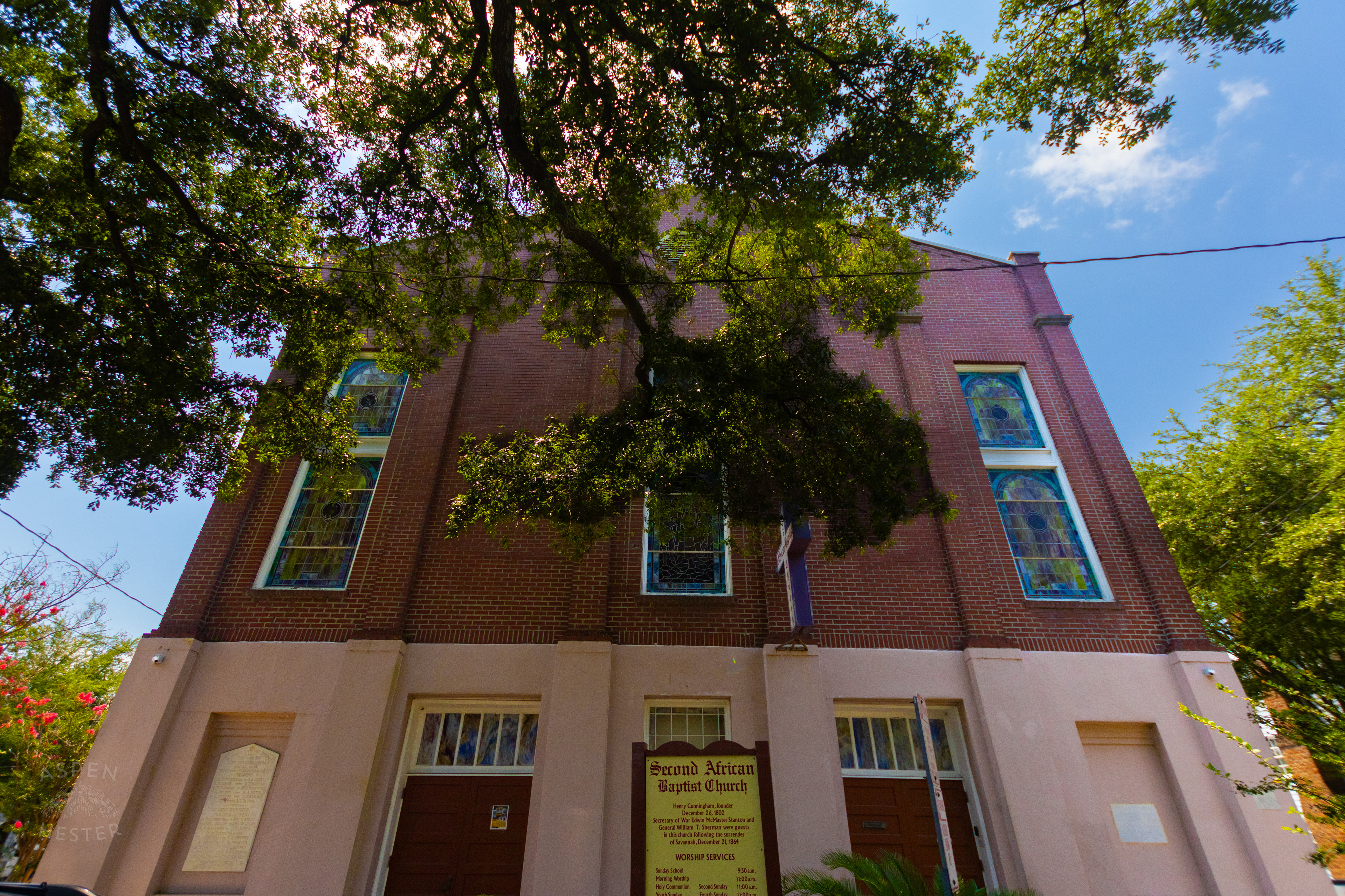 Second African Baptist Church in Savannah Georgia. June 26th, 2024/Aspen Hester